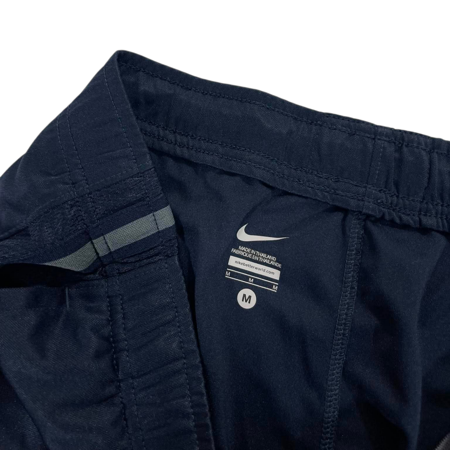 Y2K LIGHTWEIGHT NIKE NAVY TRACK PANTS (M-L) ¹²