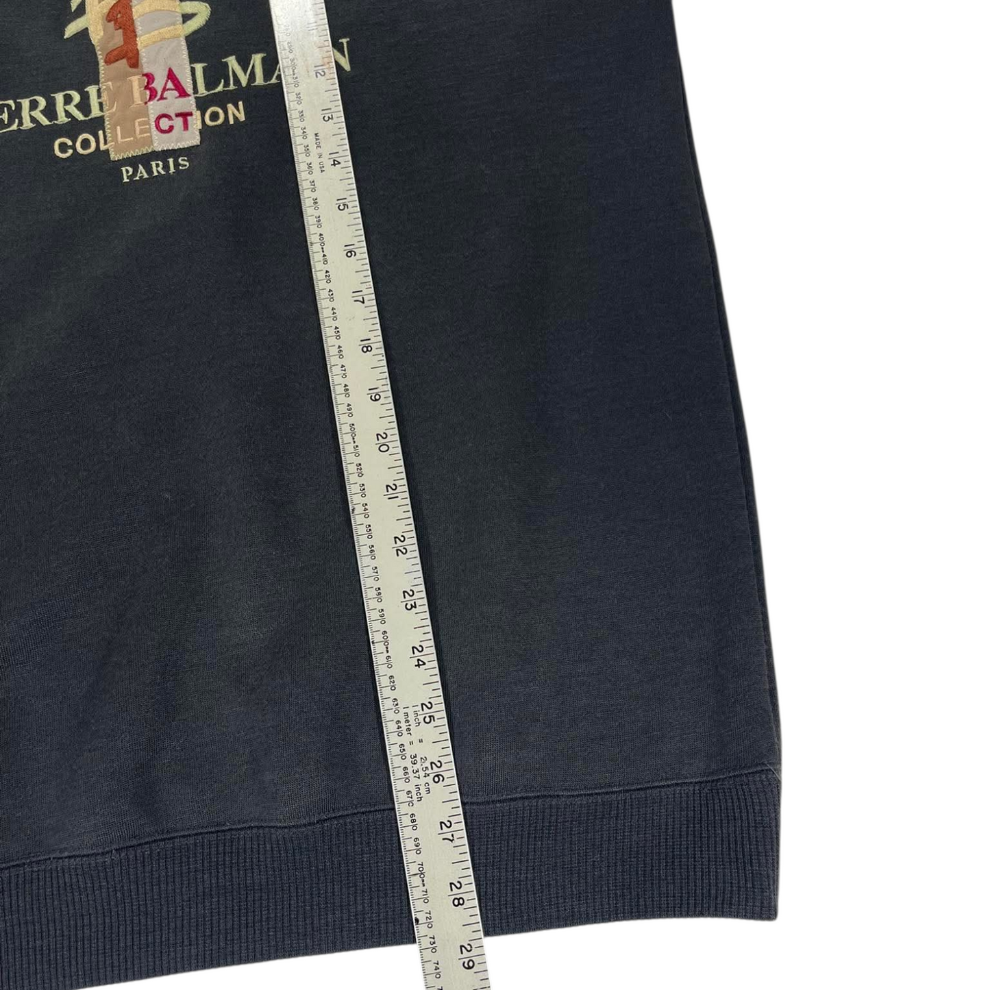 PIERRE BALMAIN PARIS EMBROIDERED CREWNECK (M-L)
