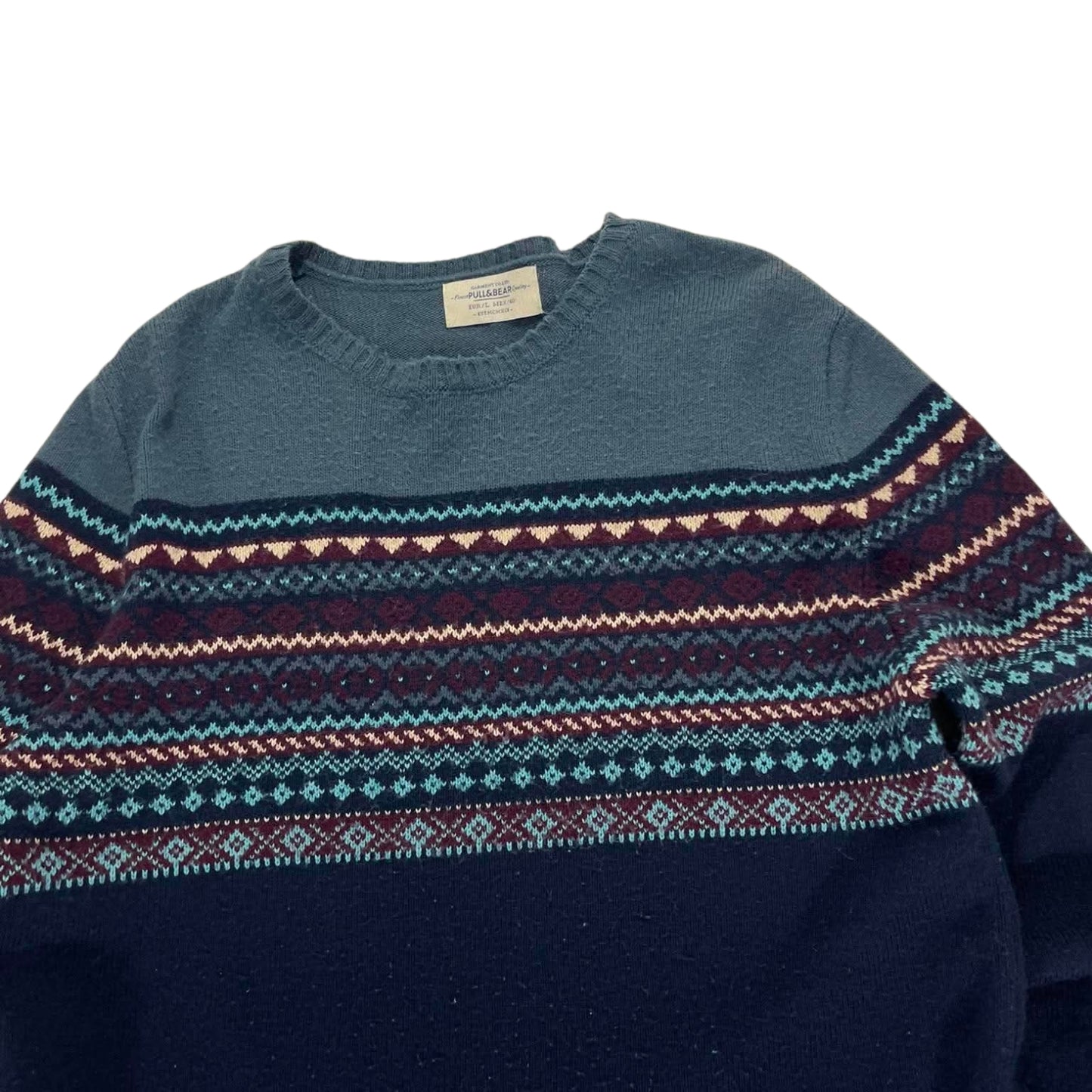 VINTAGE PULL & BEAR BLUE SWEATER (L)