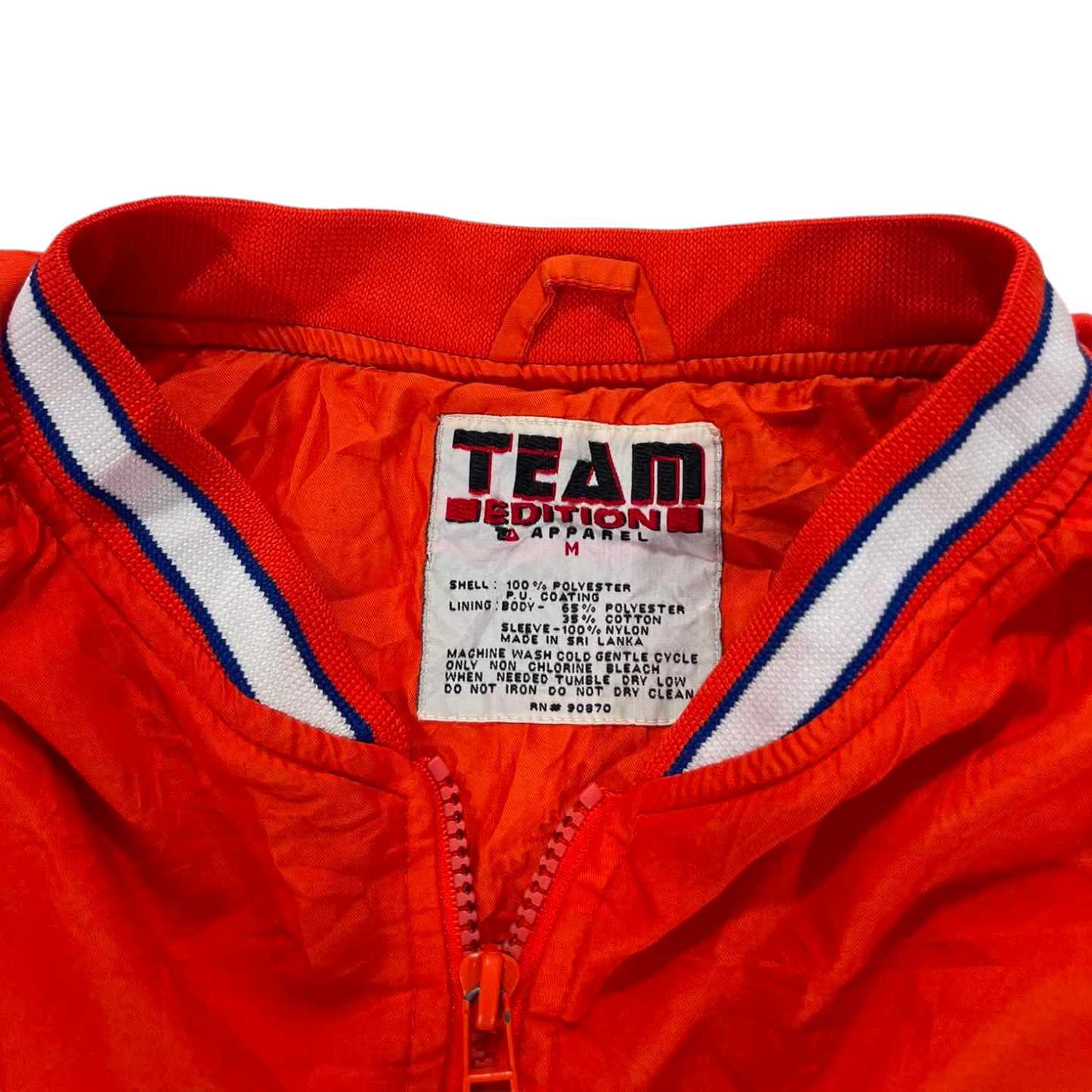 VINTAGE 90S FLORIDA GATORS RED QUARTER ZIP WINDBREAKER (M-L)