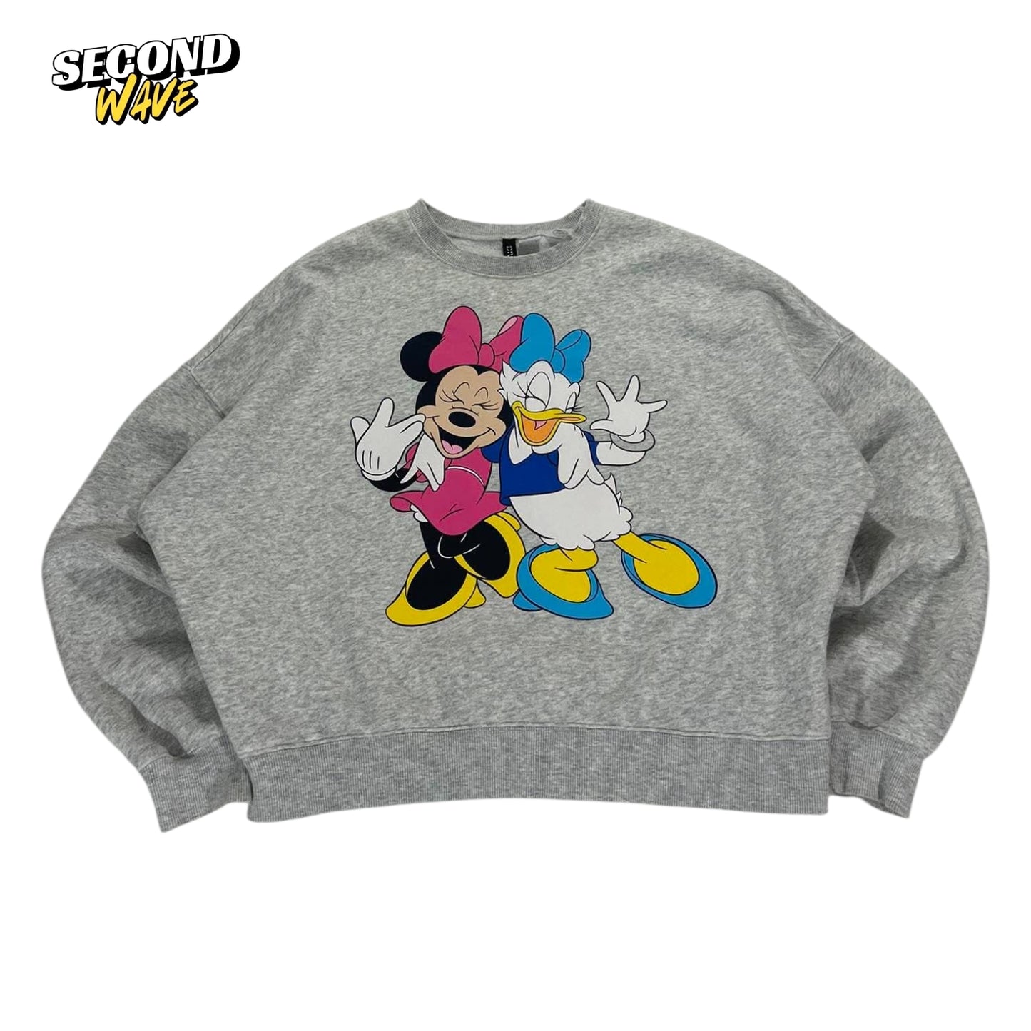 DISNEY WINNIE & DAISY GREY CREWNECK (M)