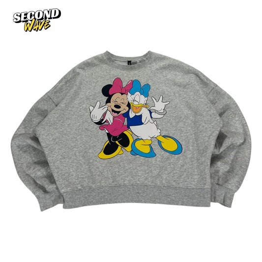 DISNEY WINNIE & DAISY GREY CREWNECK (M)