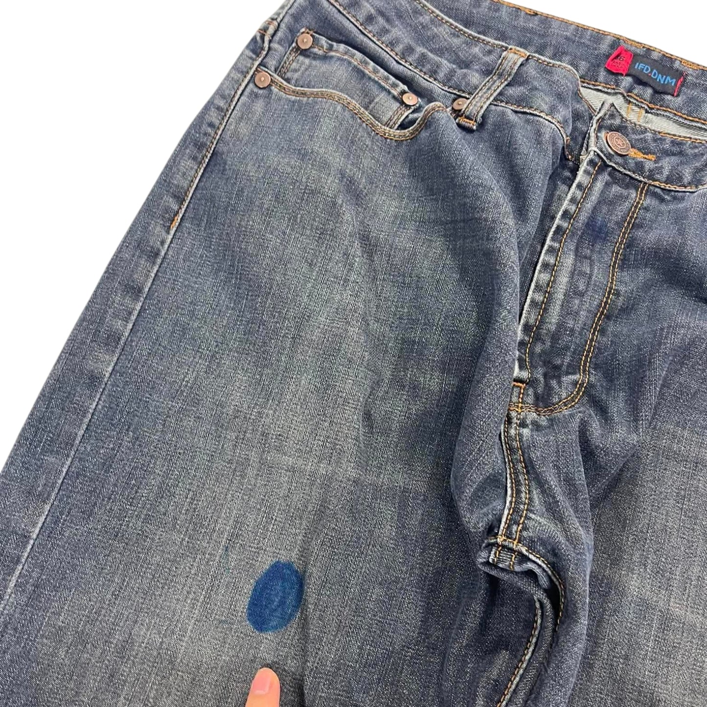 VINTAGE TRASHED VIBES IFD.DNM JEANS (36)