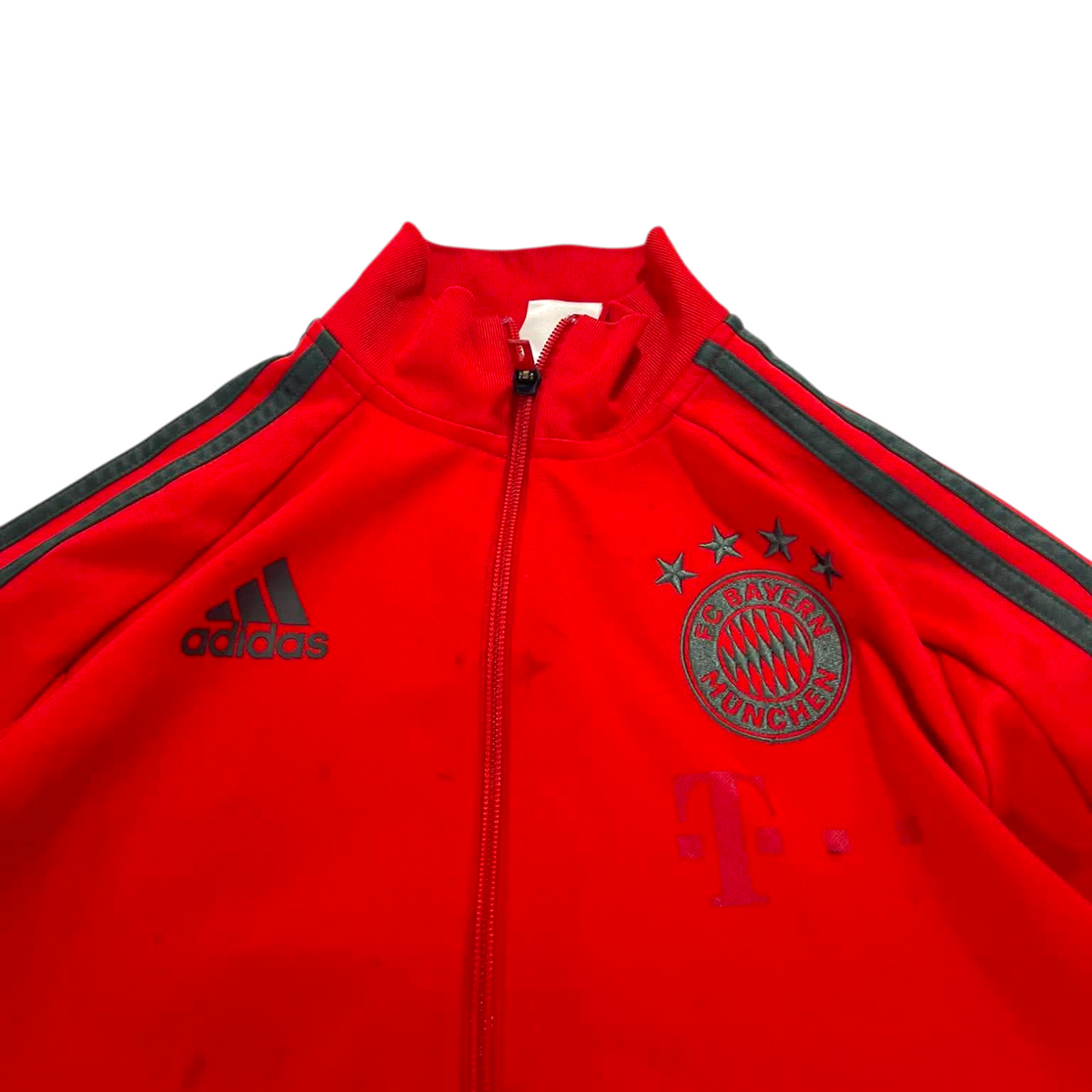 ADIDAS BAYERN MUNICH RED JACKET (XS - SMALL)