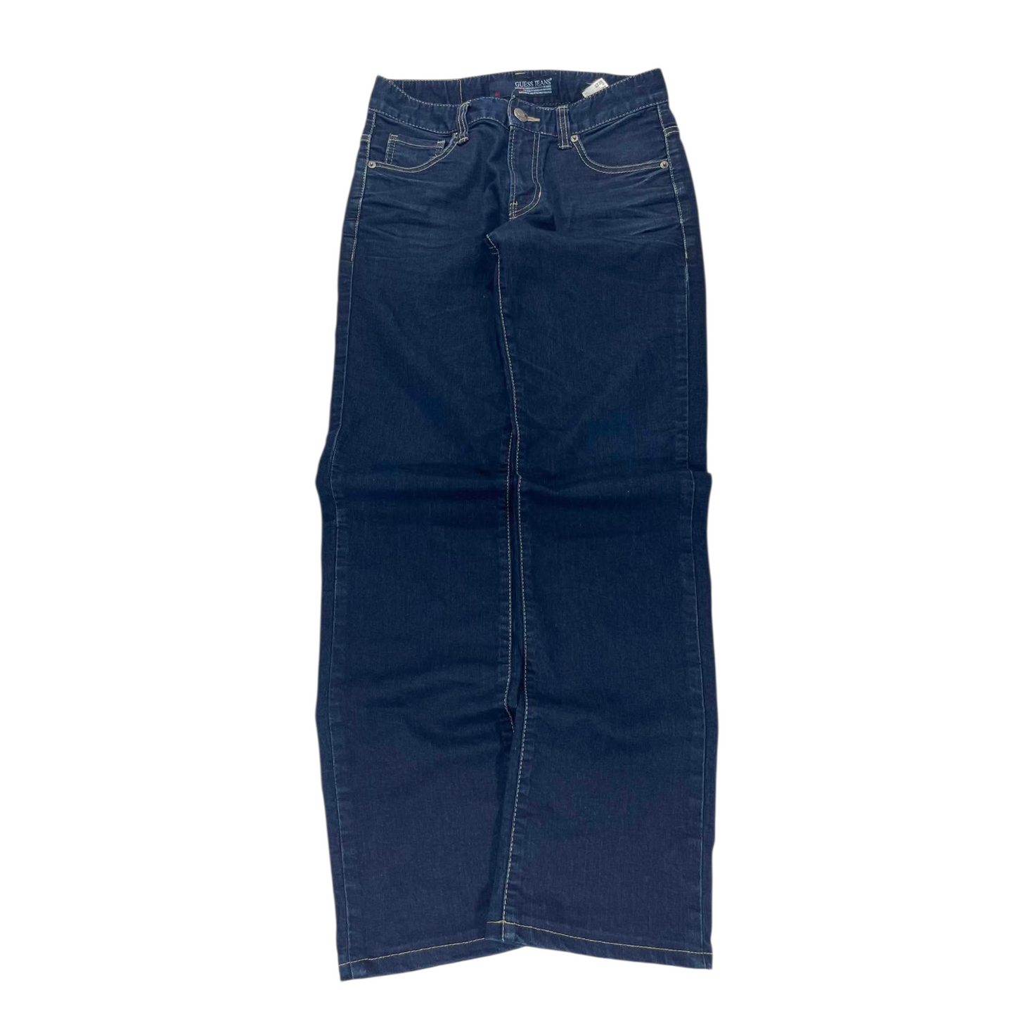 GUESS NAVY BLUE STRAIGHT LEG JEANS (28)