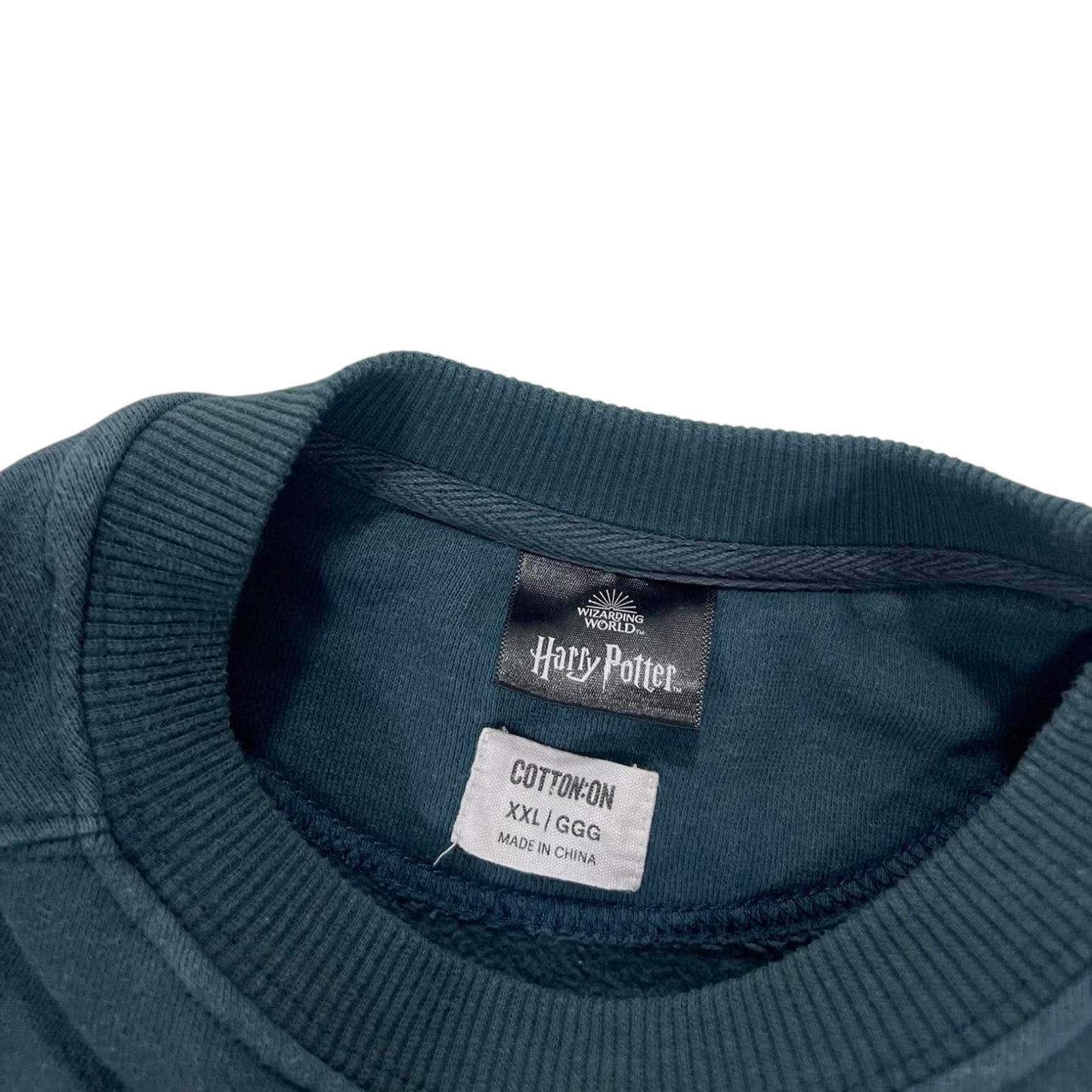 EMBROIDERED HARRY POTTER GREEN GRYFFINDOR CREWNECK (XXL)