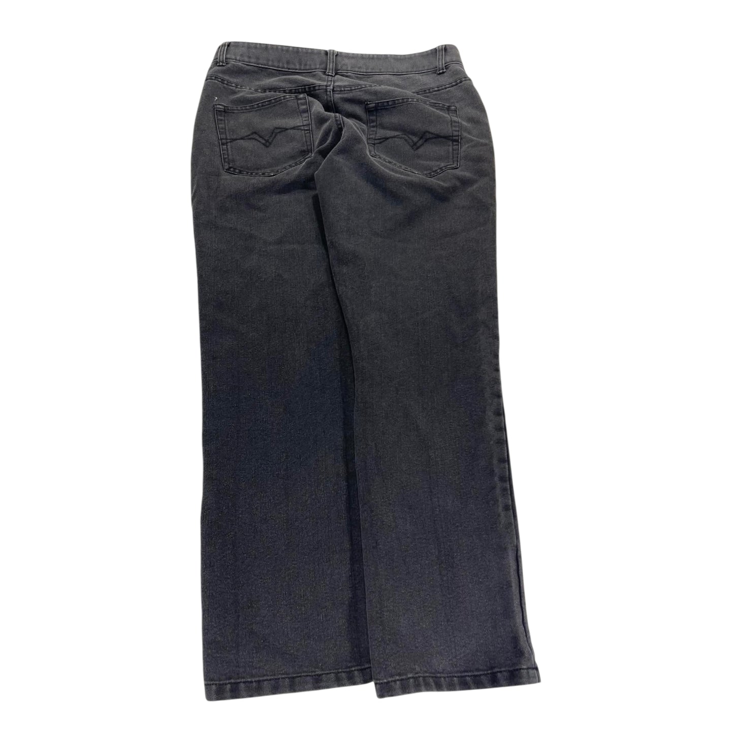 GARAGE FADED BLACK DENIM JEANS (34)