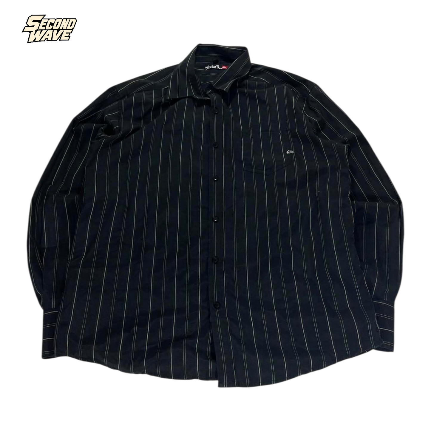 Y2K QUIKSILVER BLACK LONGSLEEVE (XL)