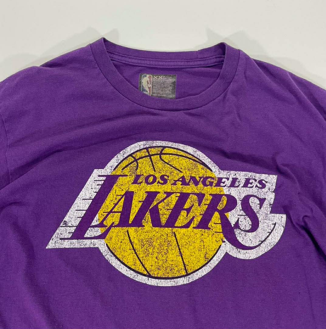 NBA LOS ANGELES LAKERS PURPLE T-SHIRT (XL-XXL)