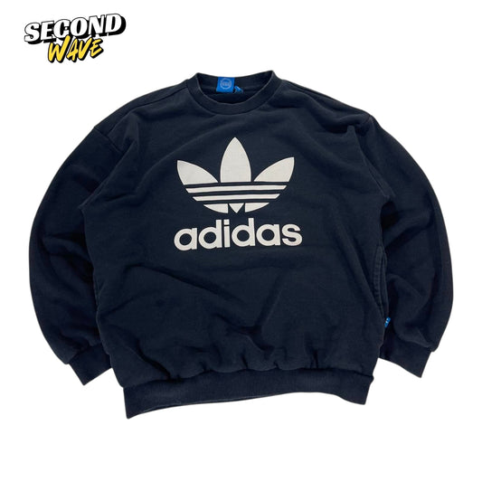 CLASSIC ADIDAS BLACK CREWNECK (L)