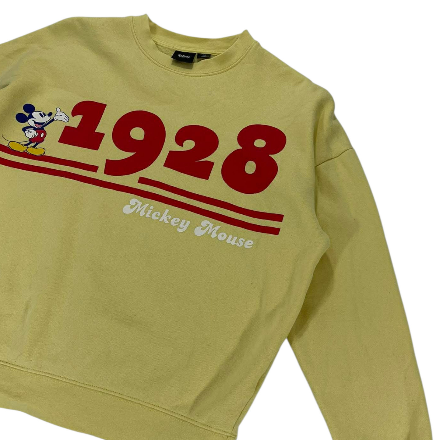 DISNEY MICKEY MOUSE YELLOW SWEATSHIRT (S)