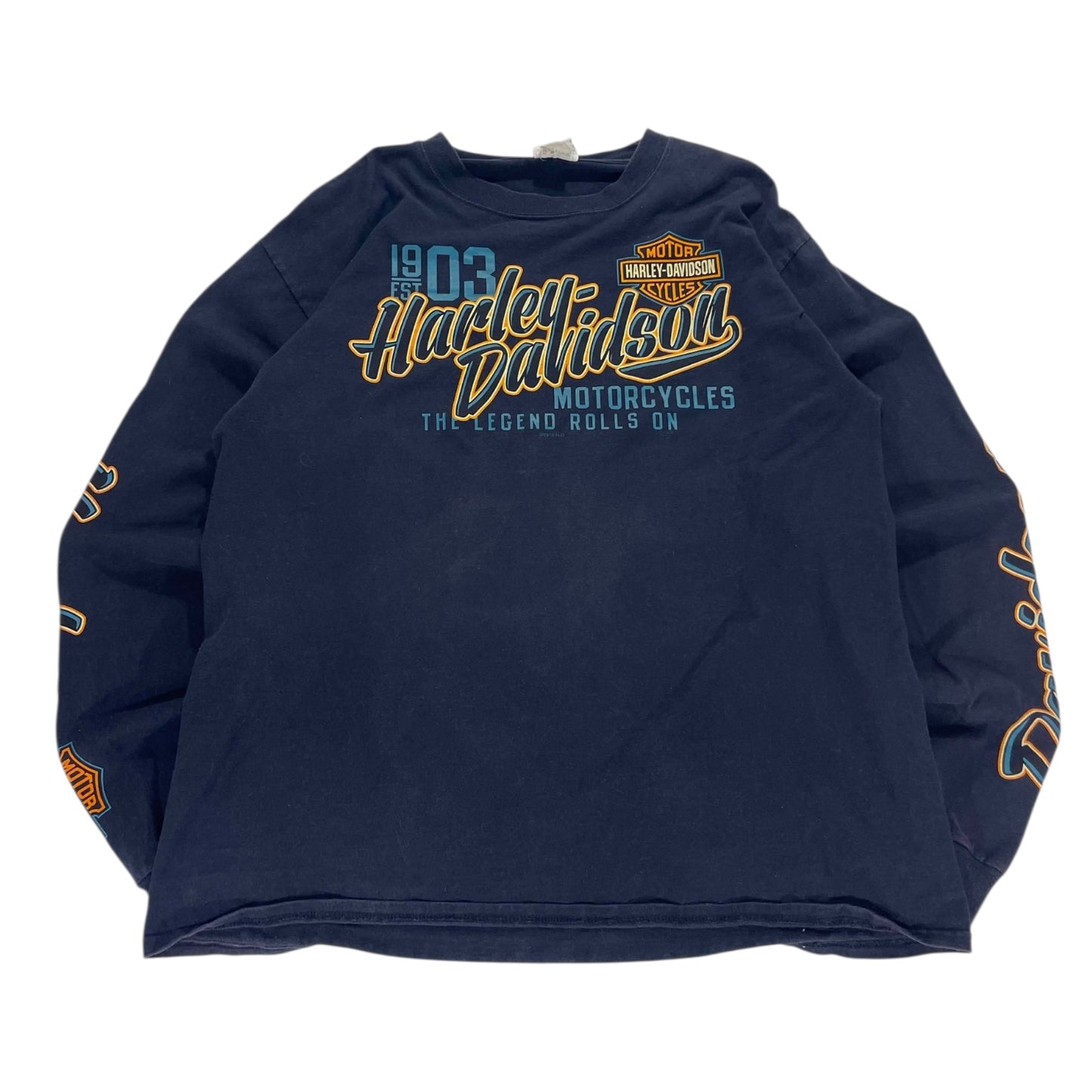 HARLEY DAVIDSON TEXAS NAVY SWEATSHIRT (L)