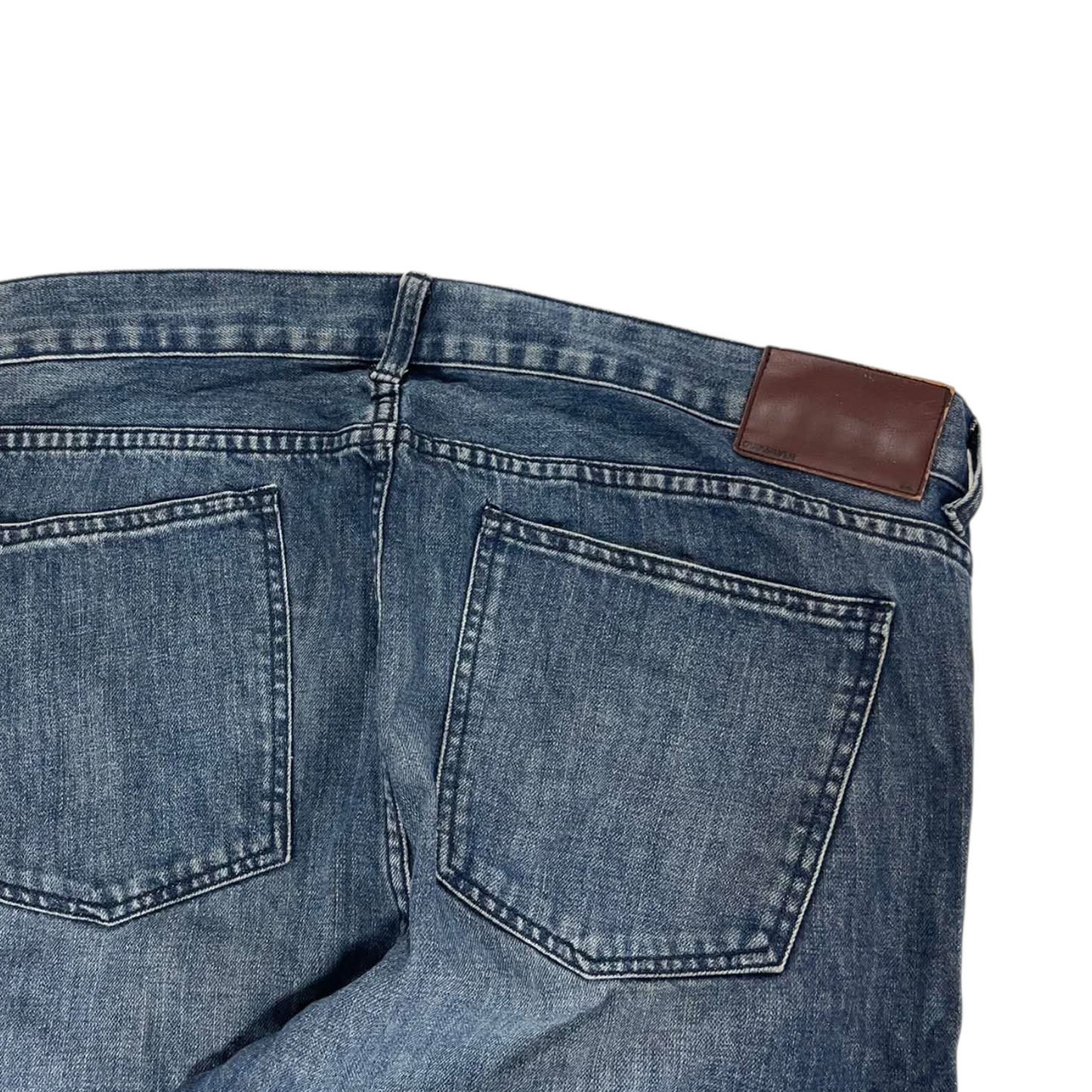 VINTAGE QUICKSILVER BAGGY BLUE DENIM JEANS WITH A RELAXED FIT (38)