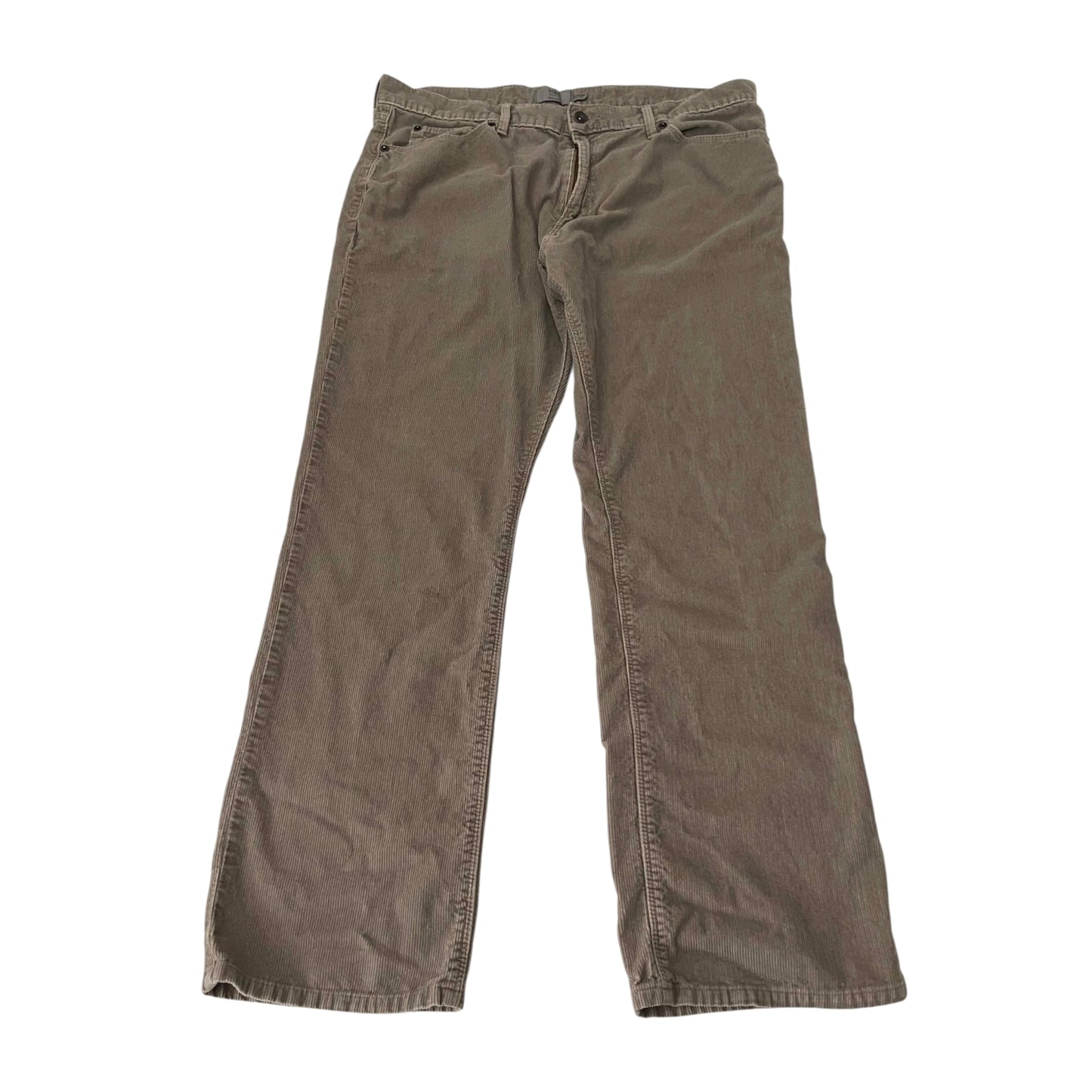 VINTAGE M&S COLLECTION BROWN CORDUROY PANTS (36")