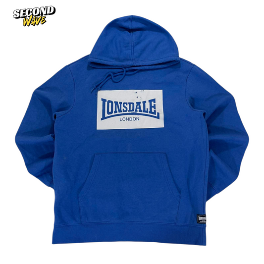 LONSDALE LONDON BLUE HOODIE (L)