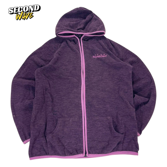 HUNTING & FISHING PURPLE ZIP UP HOODIE WITH PINK ACCENTS (12)