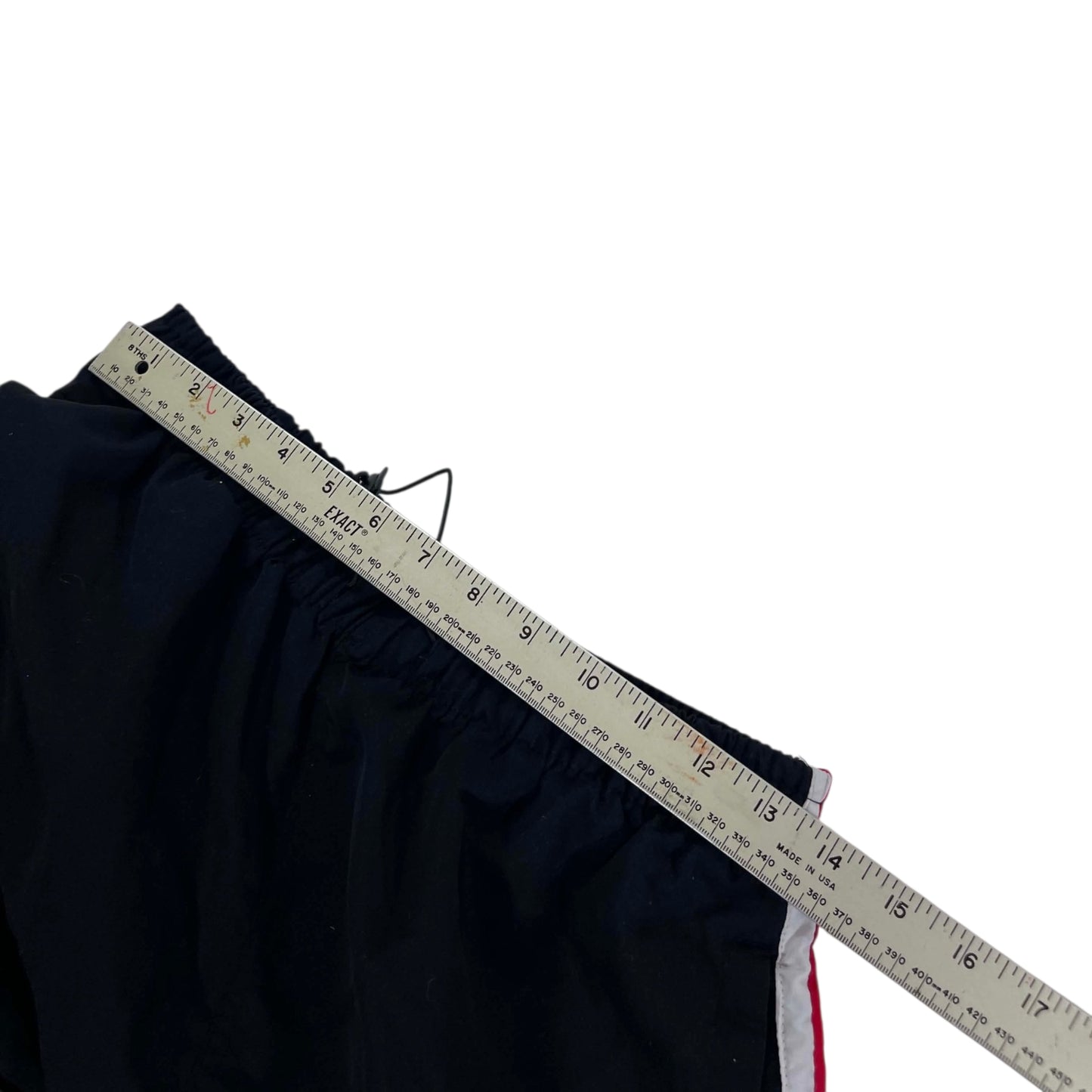 Y2K ACTIVE BLACK BAGGY TRACK PANTS (M)