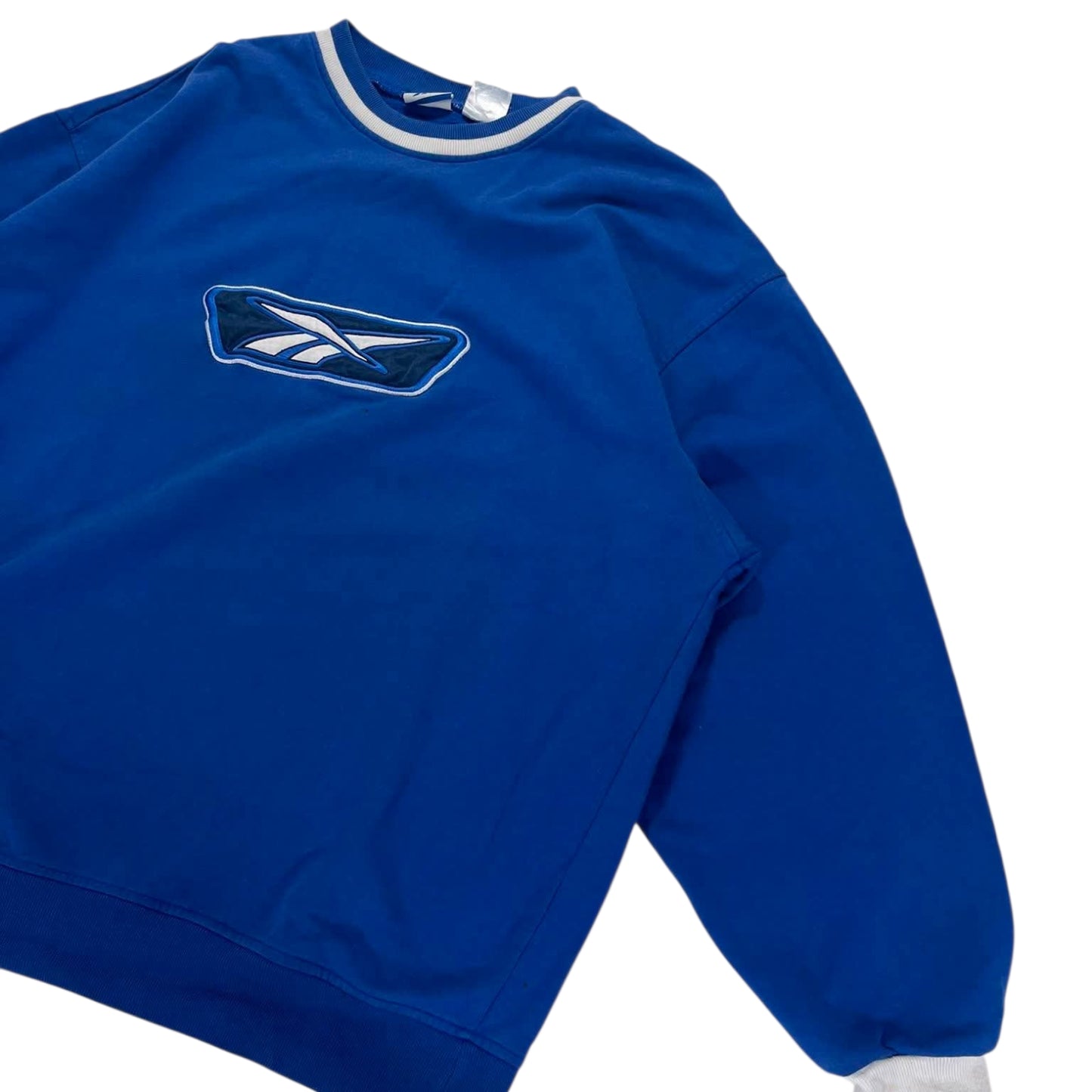 VINTAGE REEBOK BLUE CREWNECK (L)