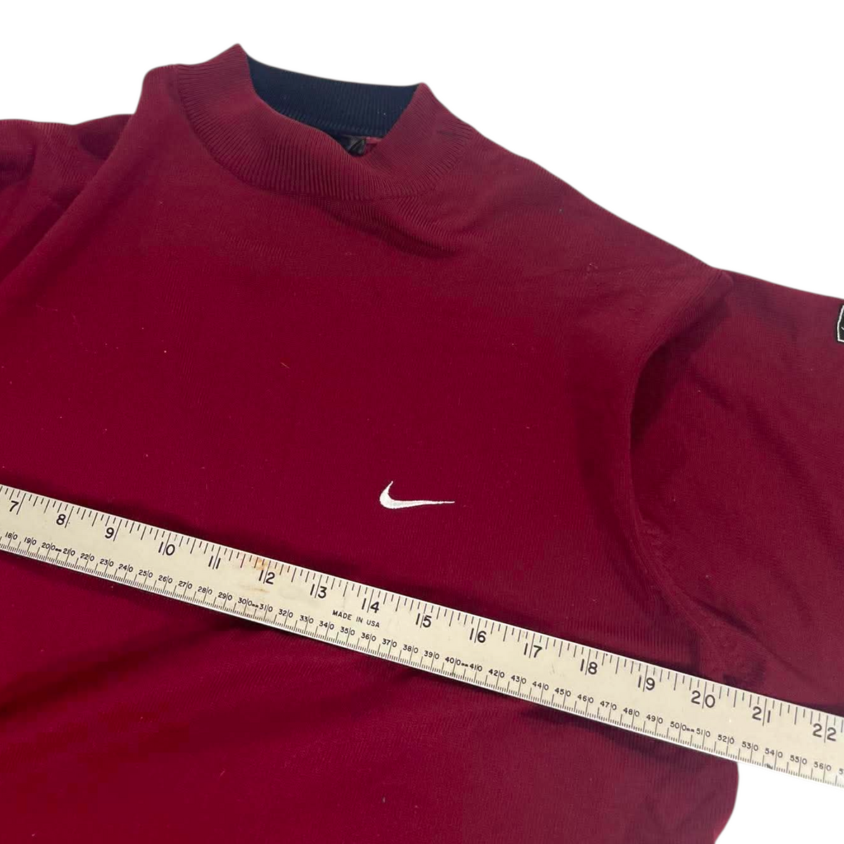 NIKE GOLF BURGUNDY CREWNECK SWEATER (L)