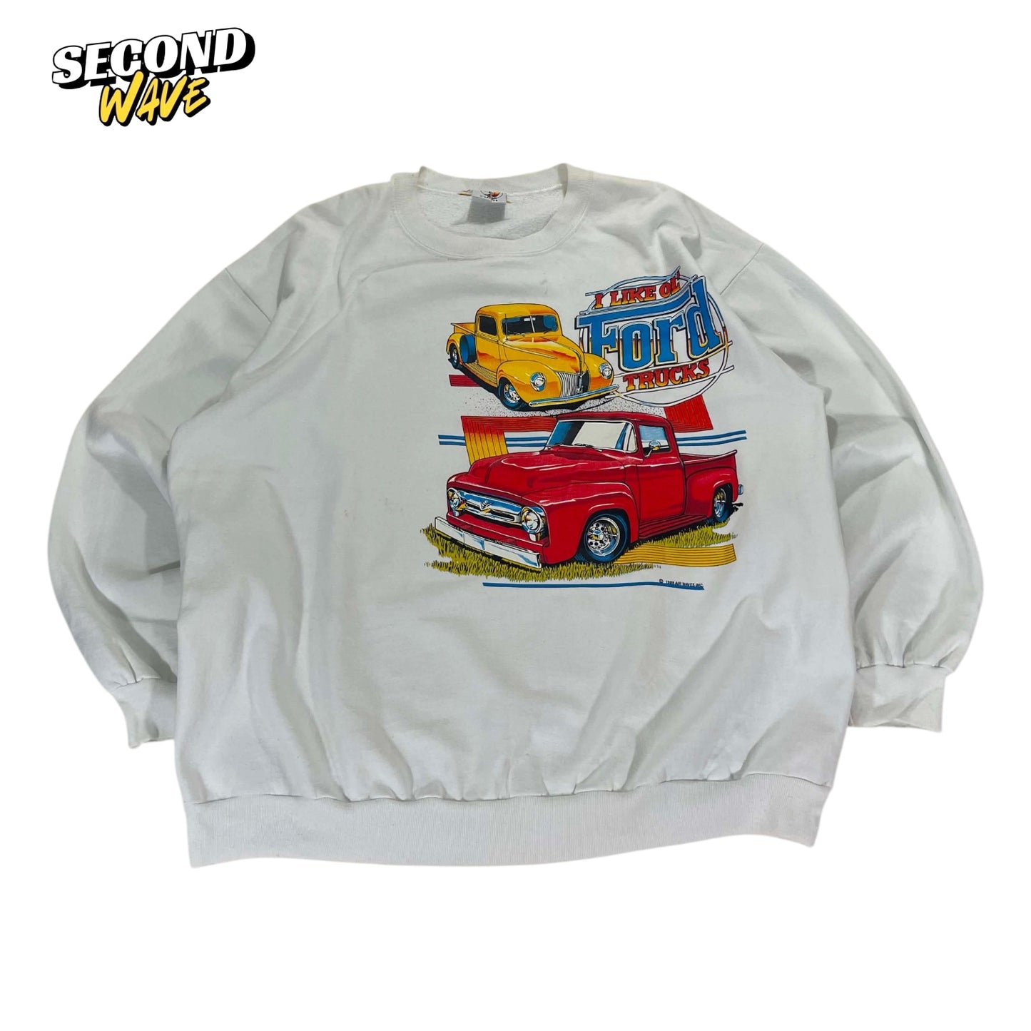 90S HOBIE FORD TRUCKS SWEATSHIRT (XL)