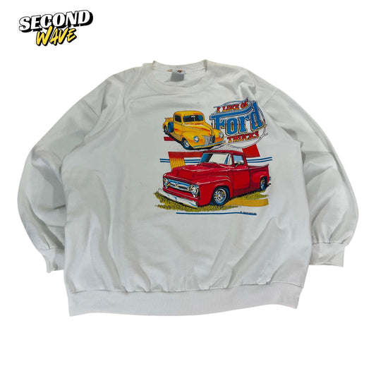 90S HOBIE FORD TRUCKS SWEATSHIRT (XL)