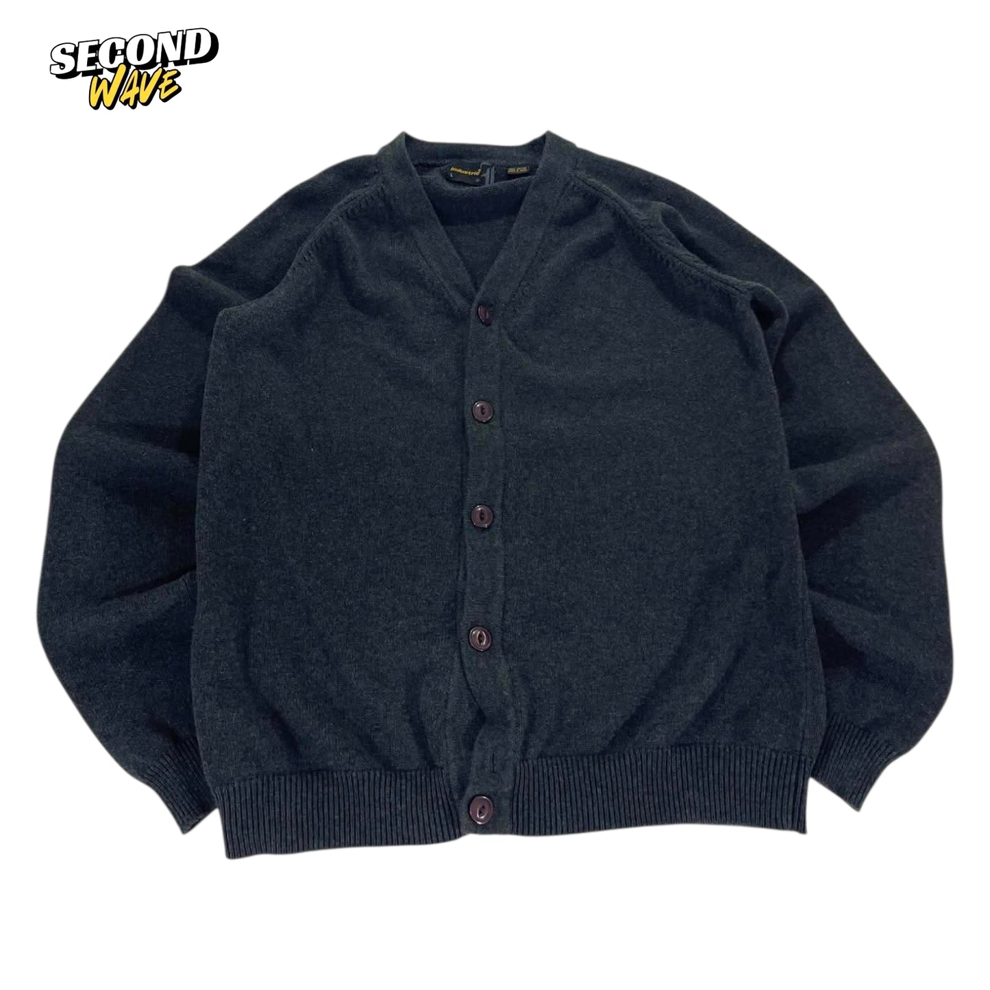 VINTAGE 100% COTTON INDUSTRIE CARDIGAN (L)