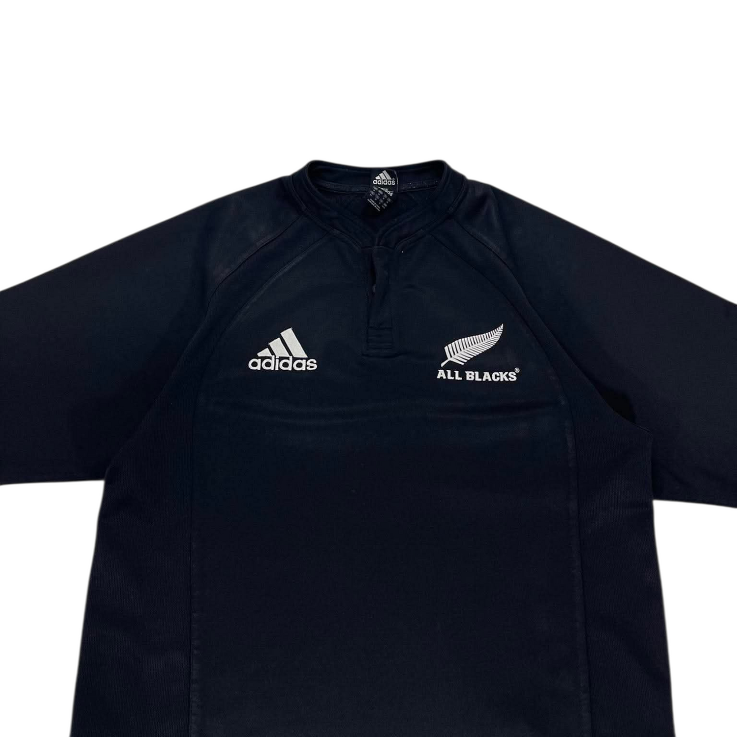 ADIDAS BLACK ALL BLACKS RUGBY JERSEY (M)