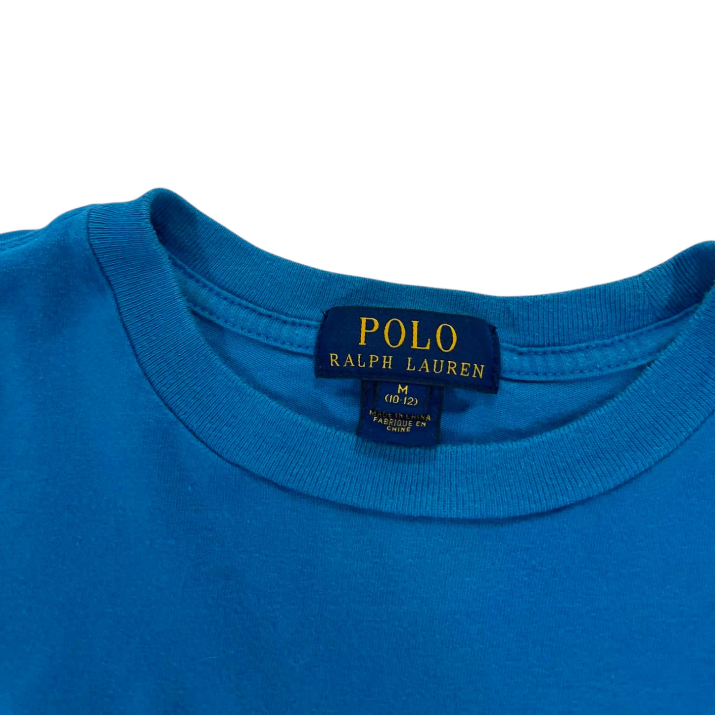 POLO RALPH LAUREN BLUE CREWNECK (M)