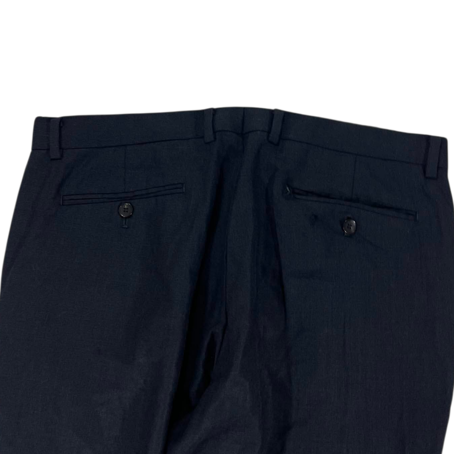 BARKERS BLACK TAILORED TROUSERS (32)