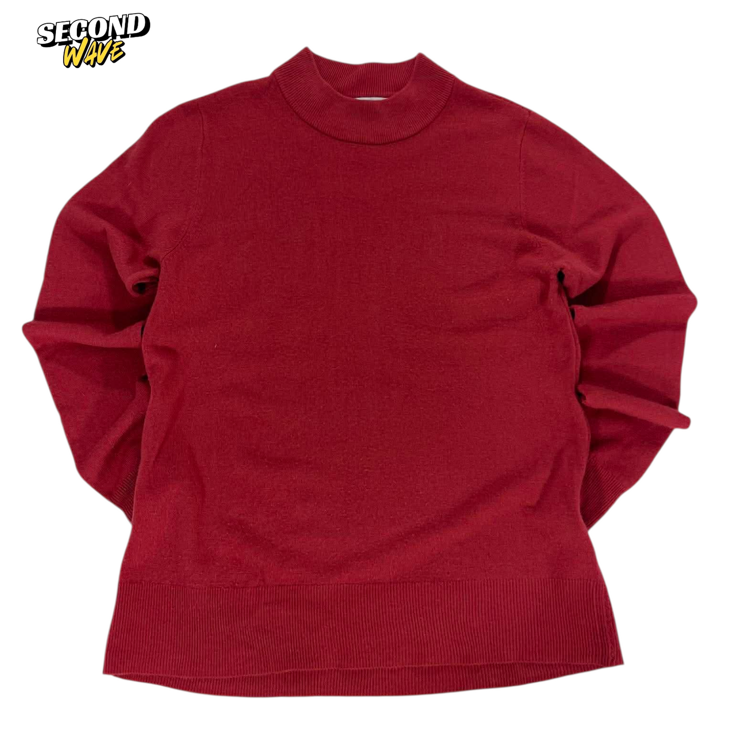 SAVANNAH RED MOCK NECK SWEATER (14)