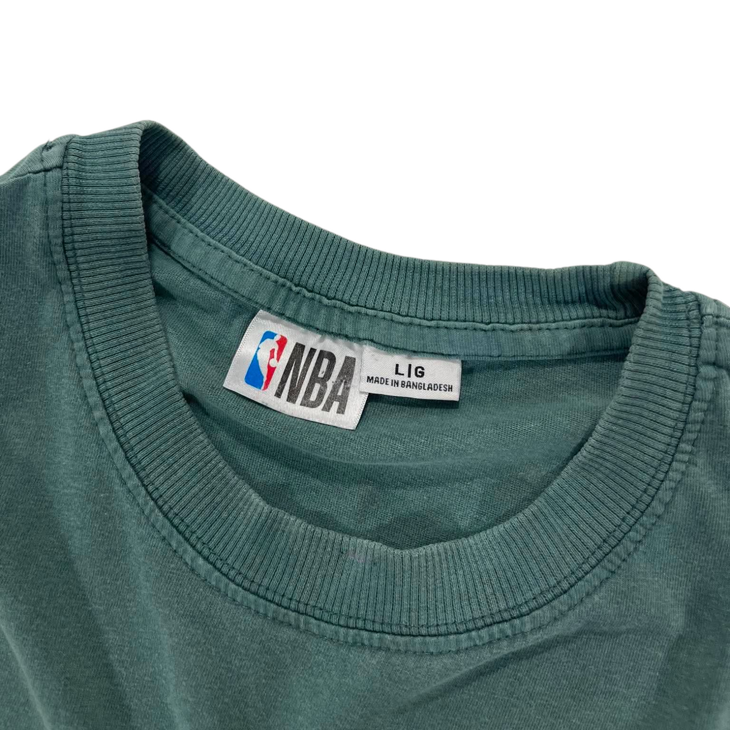 VINTAGE NBA MILWAUKEE BUCKS GREEN T-SHIRT (M-L)