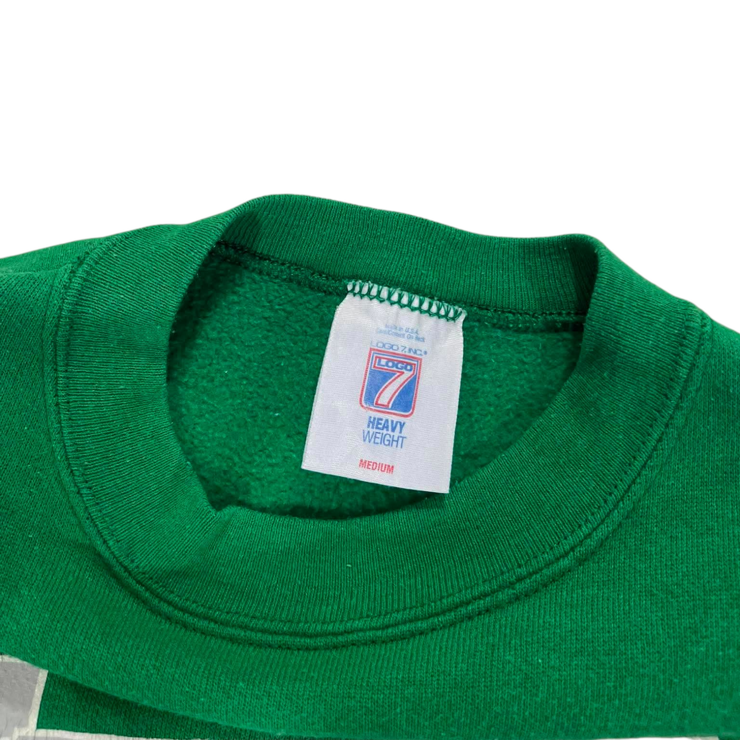 90S LOGO 7 NEW YORK JETS GREEN CREWNECK (M)