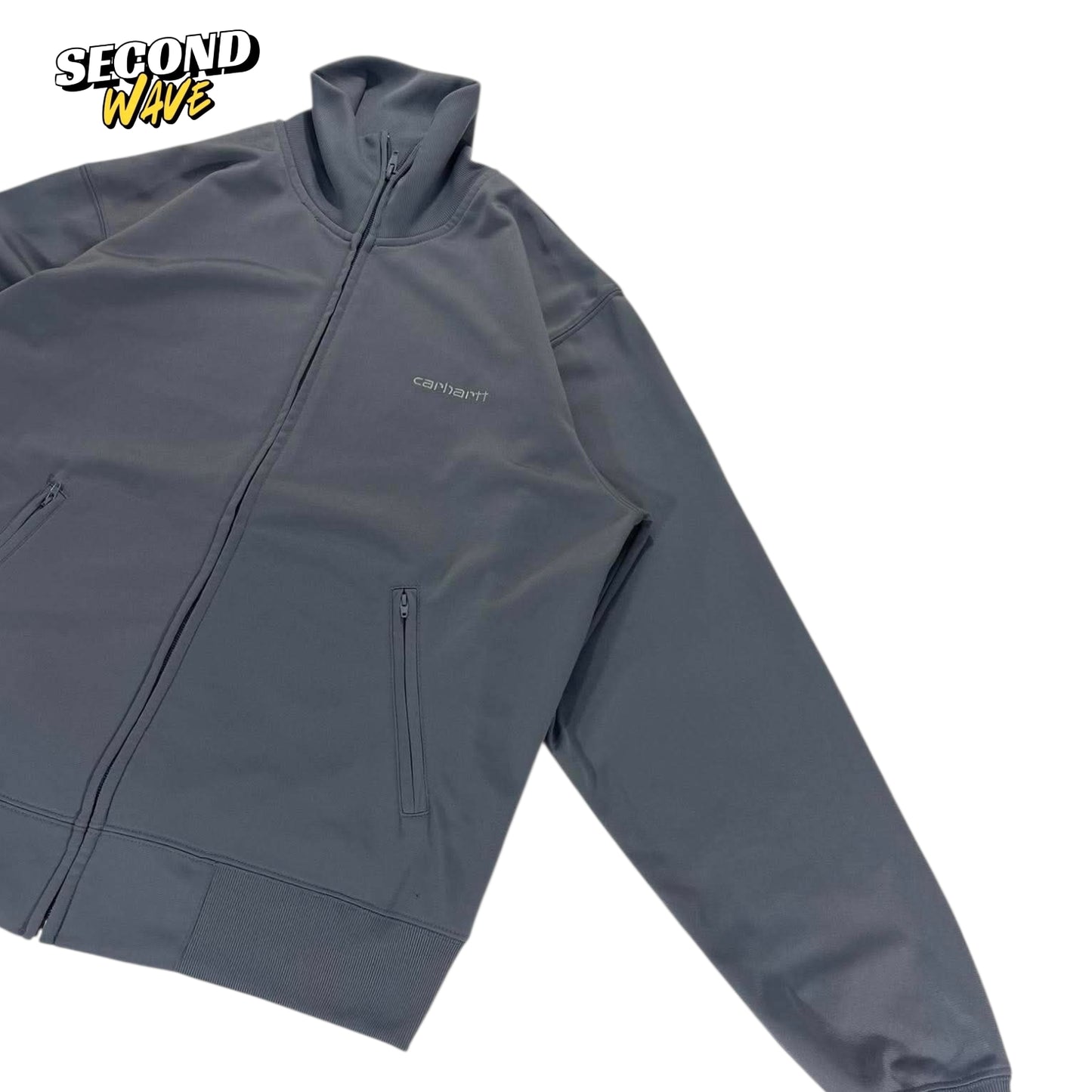 CARHARTT GREY ZIP UP JACKET (L)
