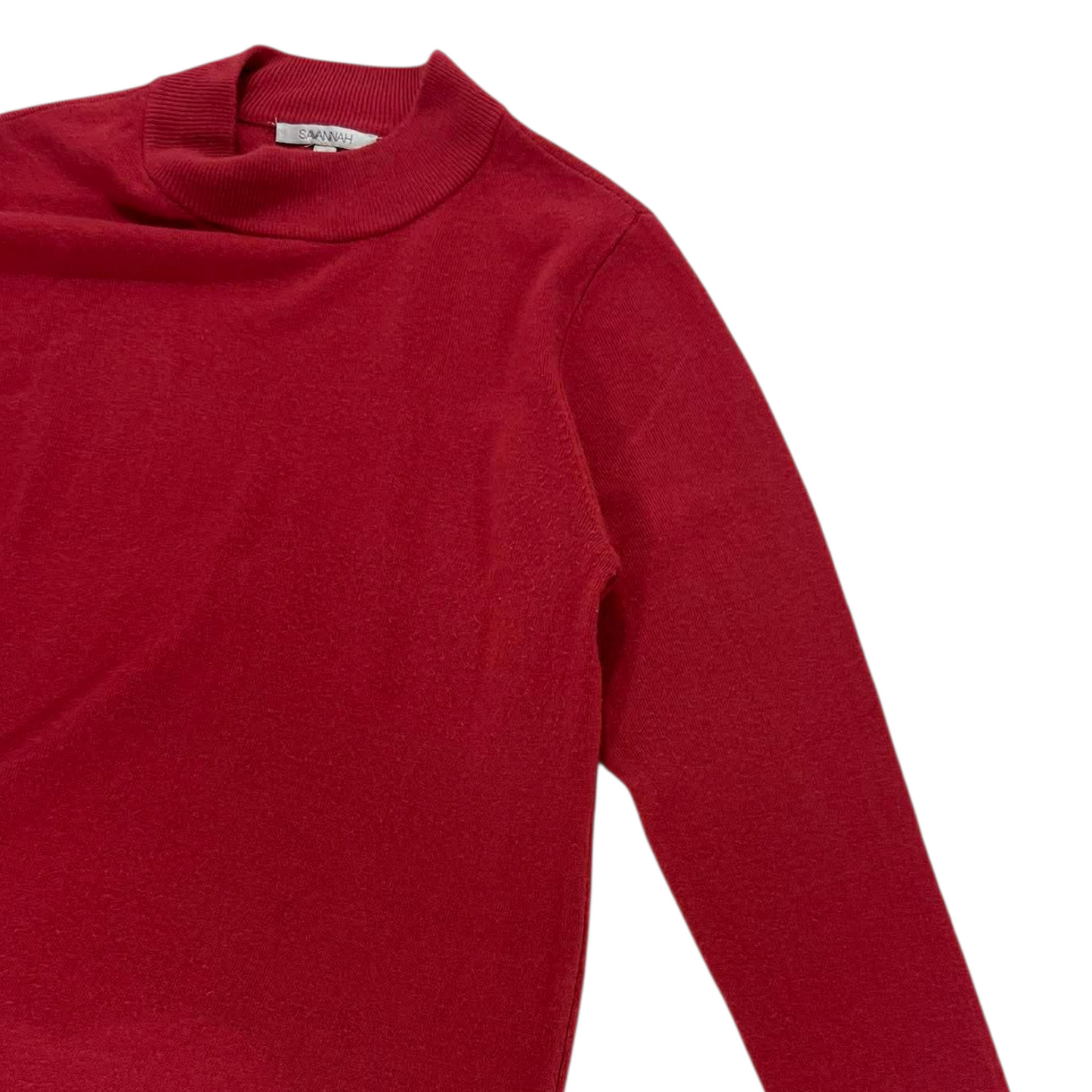SAVANNAH RED MOCK NECK SWEATER (14)