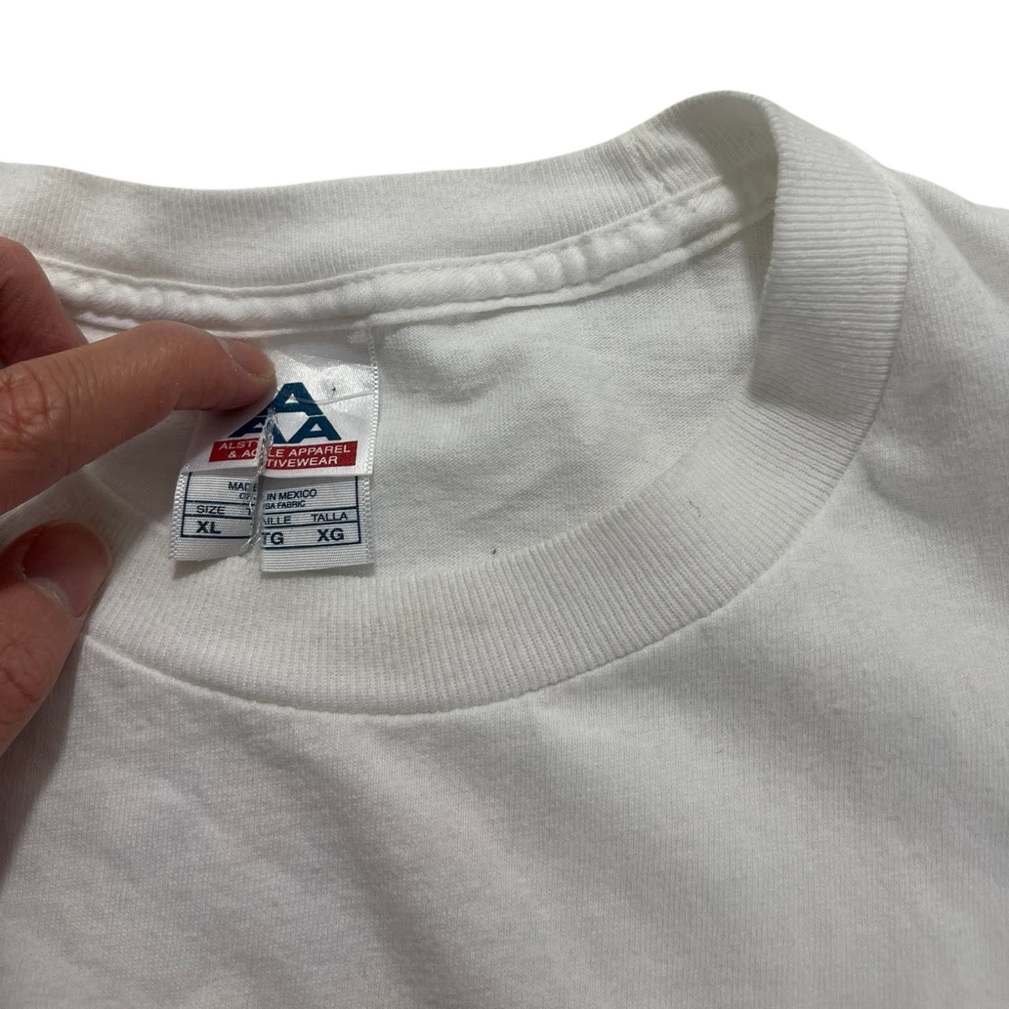 2007 INDIANAPOLIS COLTS SUPER BOWL CHAMPIONS WHITE T-SHIRT (L)