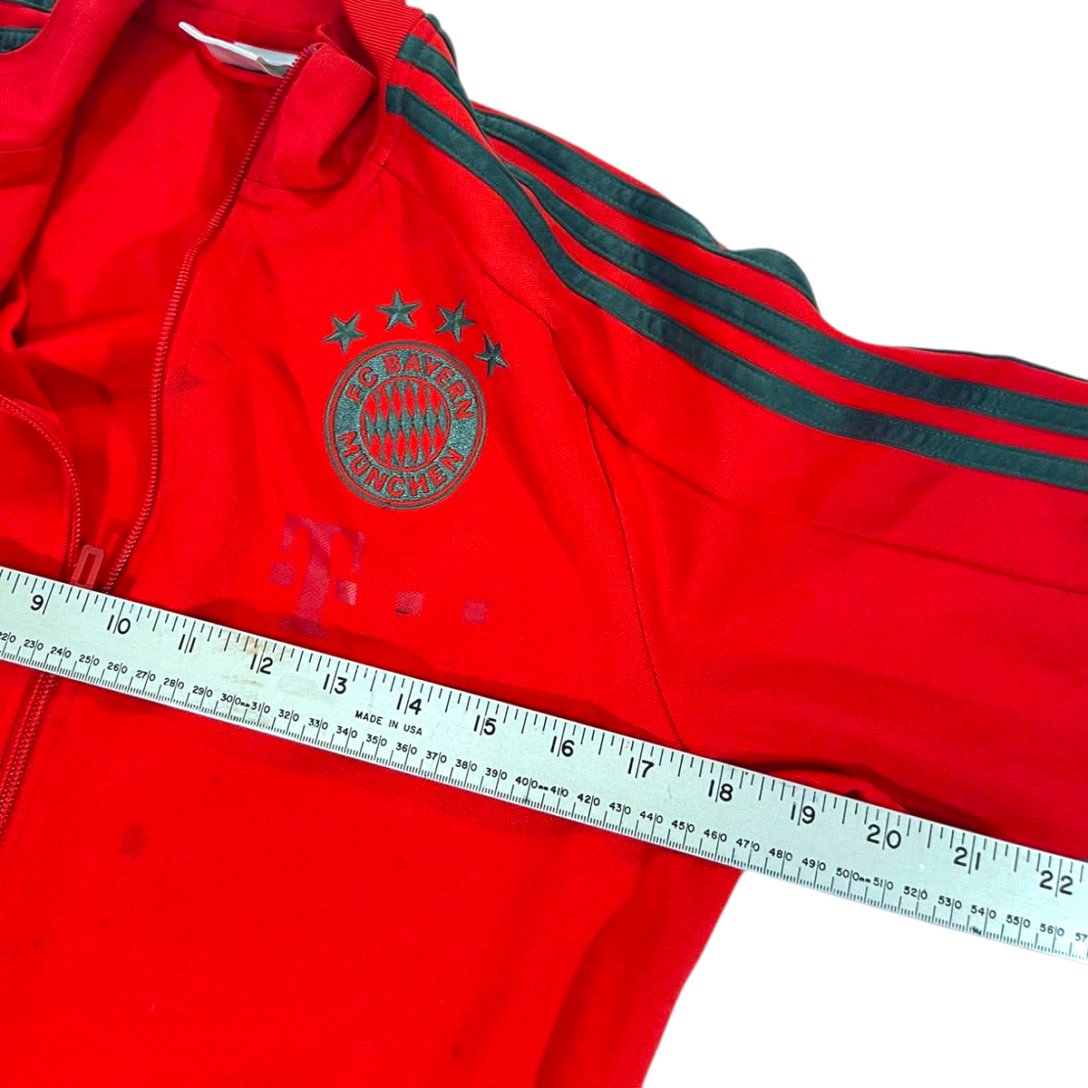 ADIDAS BAYERN MUNICH RED JACKET (XS - SMALL)