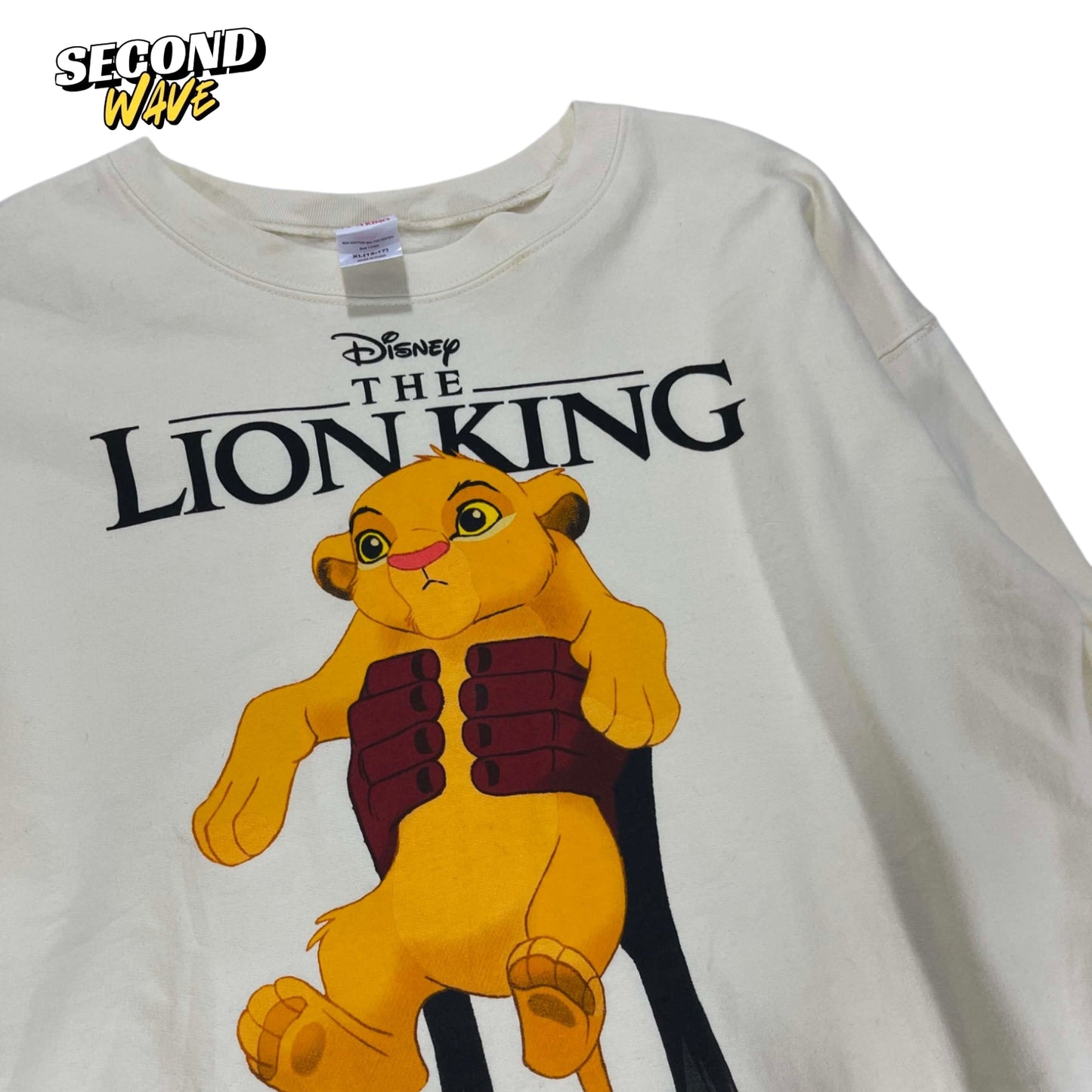 DISNEY THE LION KING CREAM SWEATSHIRT (L)