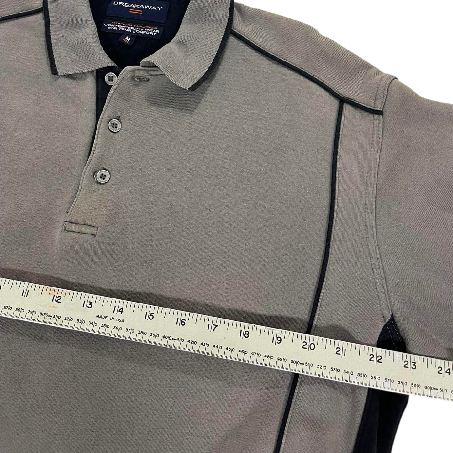 VINTAGE BREAKAWAY POLO SHIRT (M)