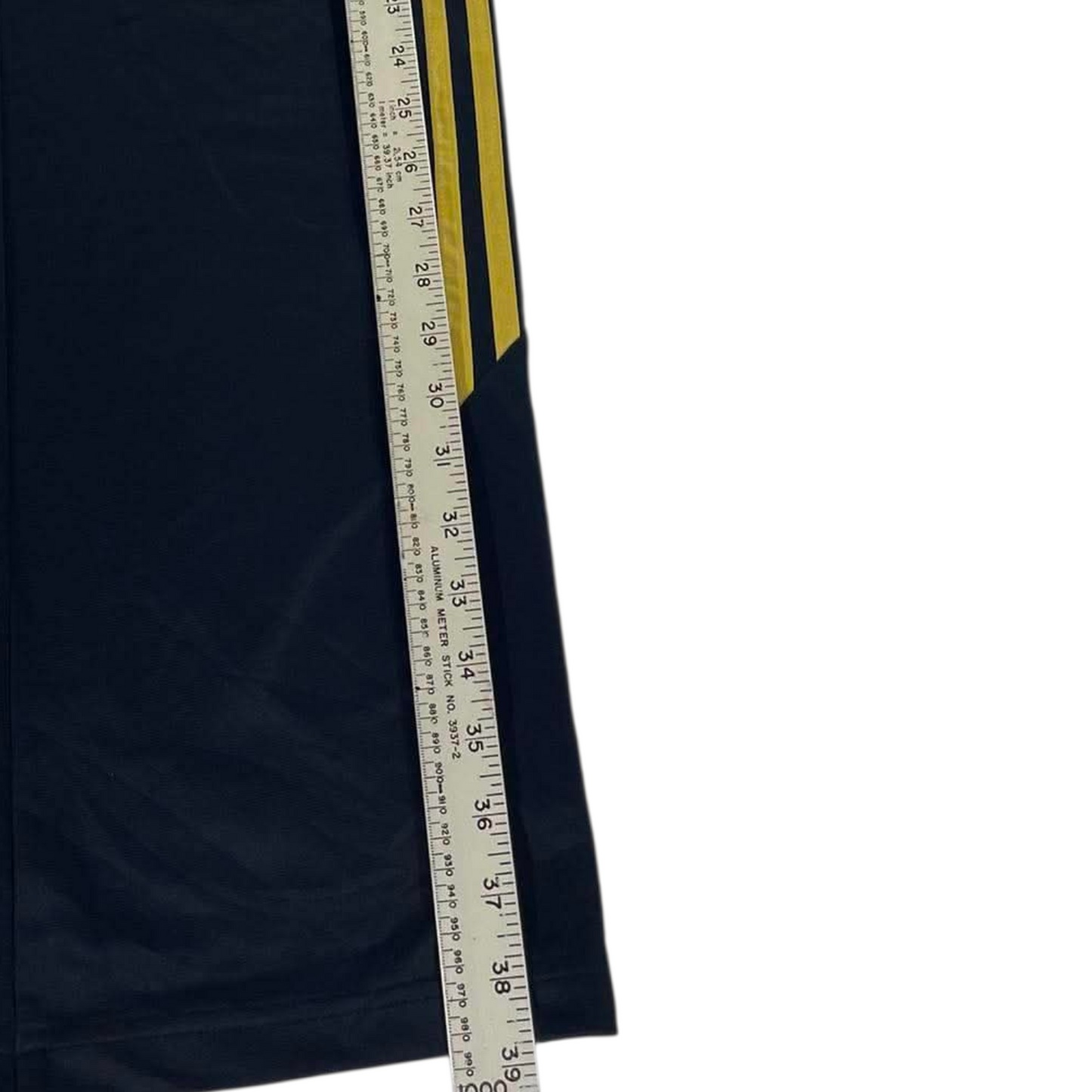 ADIDAS BLACK/YELLOW TRACK PANTS (S-M) ¹⁰
