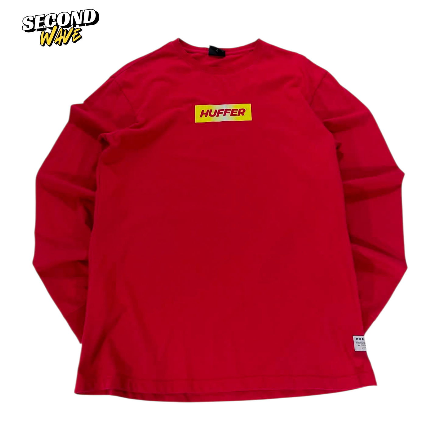 HUFFER RED LONG SLEEVE SHIRT (S-M)