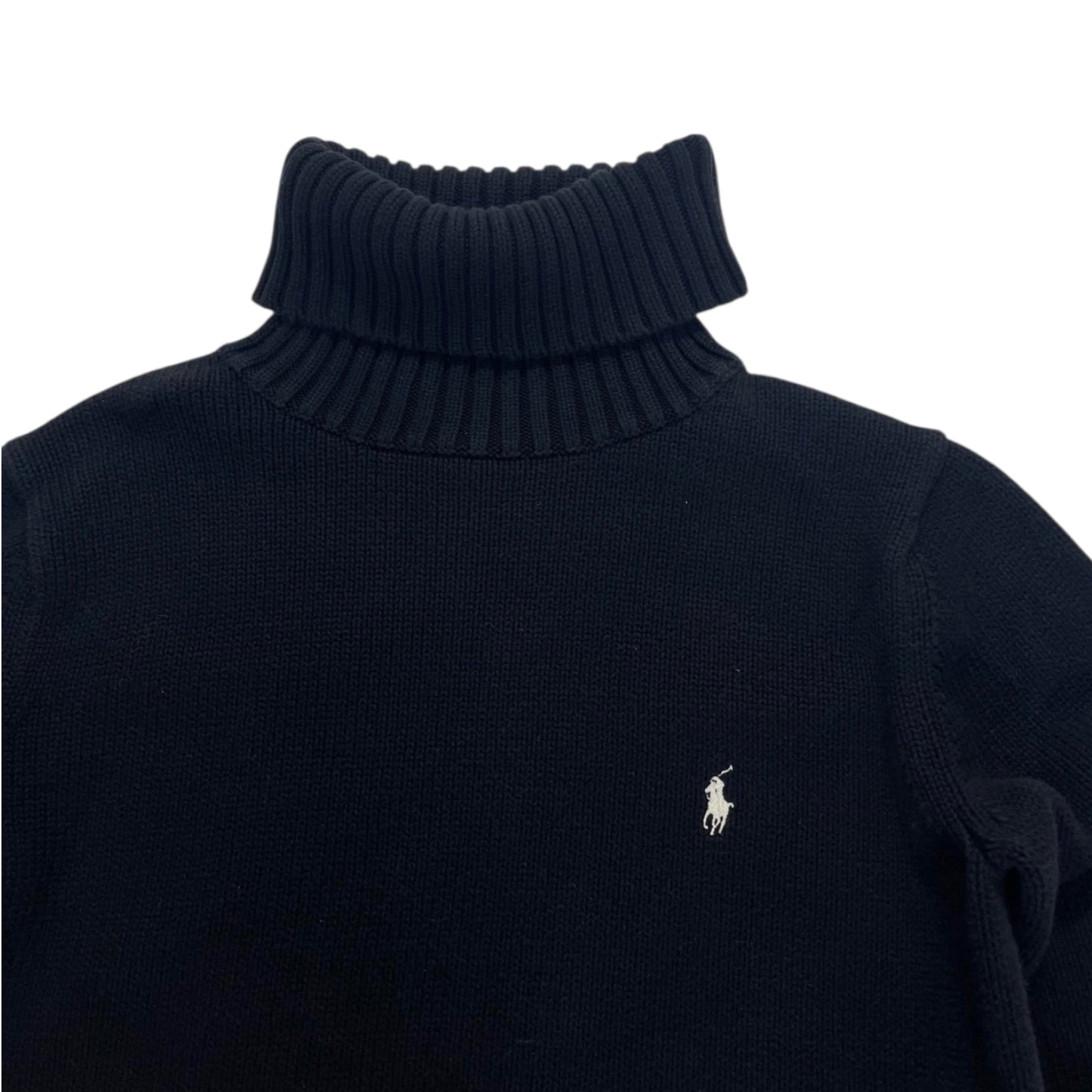 RALPH LAUREN SPORT BLACK TURTLENECK (S)