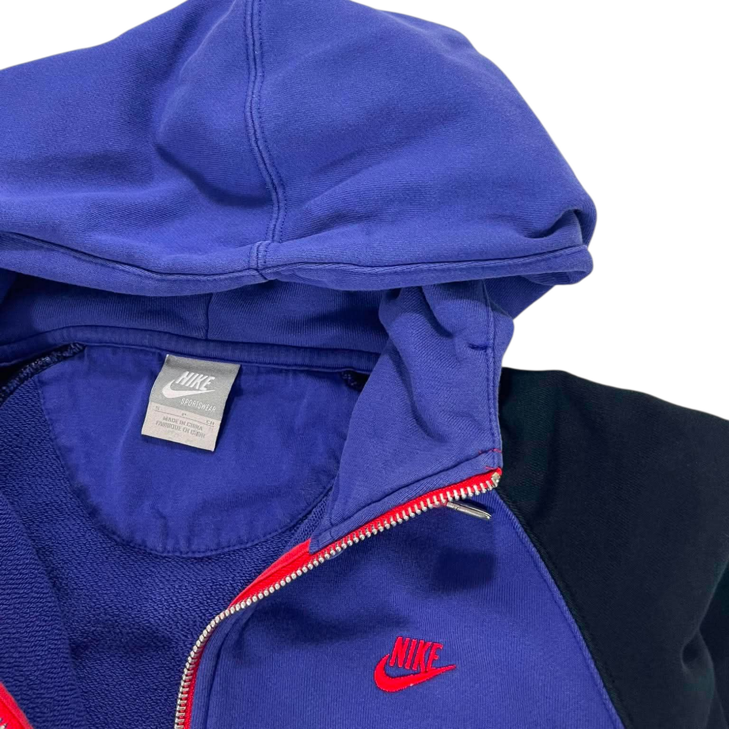 NIKE PURPLE ZIP UP HOODIE (S)