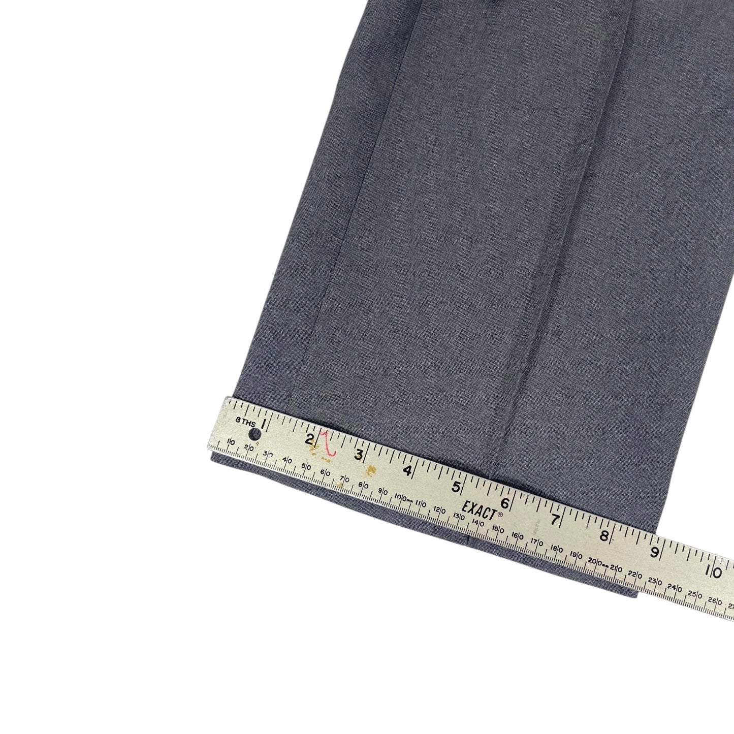 VINTAGE FARAH GRAY FLARED PANTS (34") BLK TAG