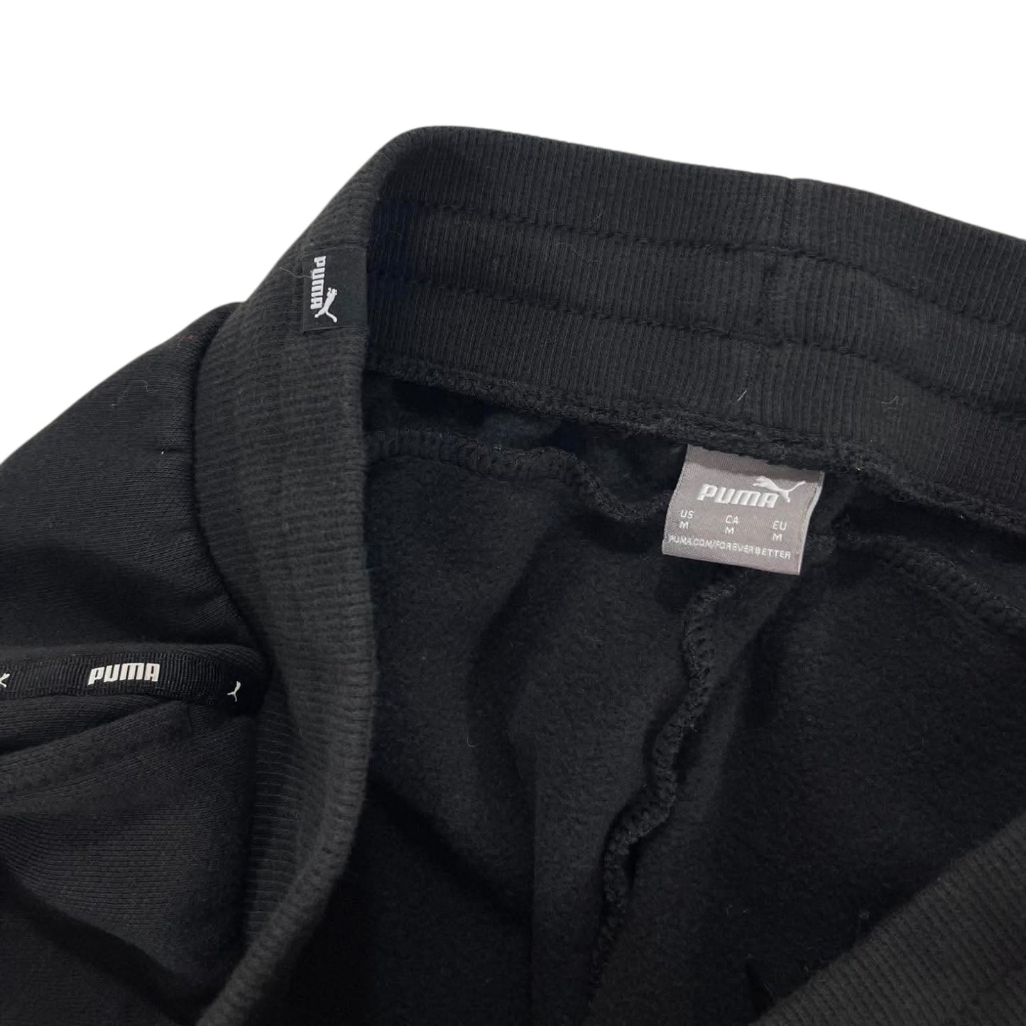 PUMA BLACK SWEATPANTS (M)