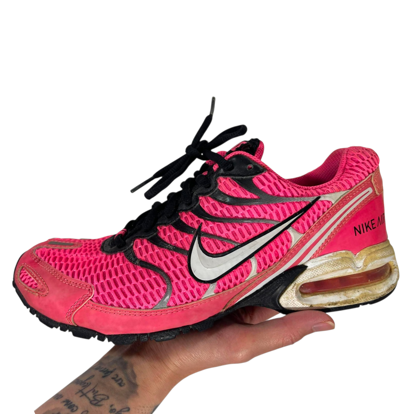 NIKE AIR MAX TORCH 4 PINK TRAINERS (US 9)