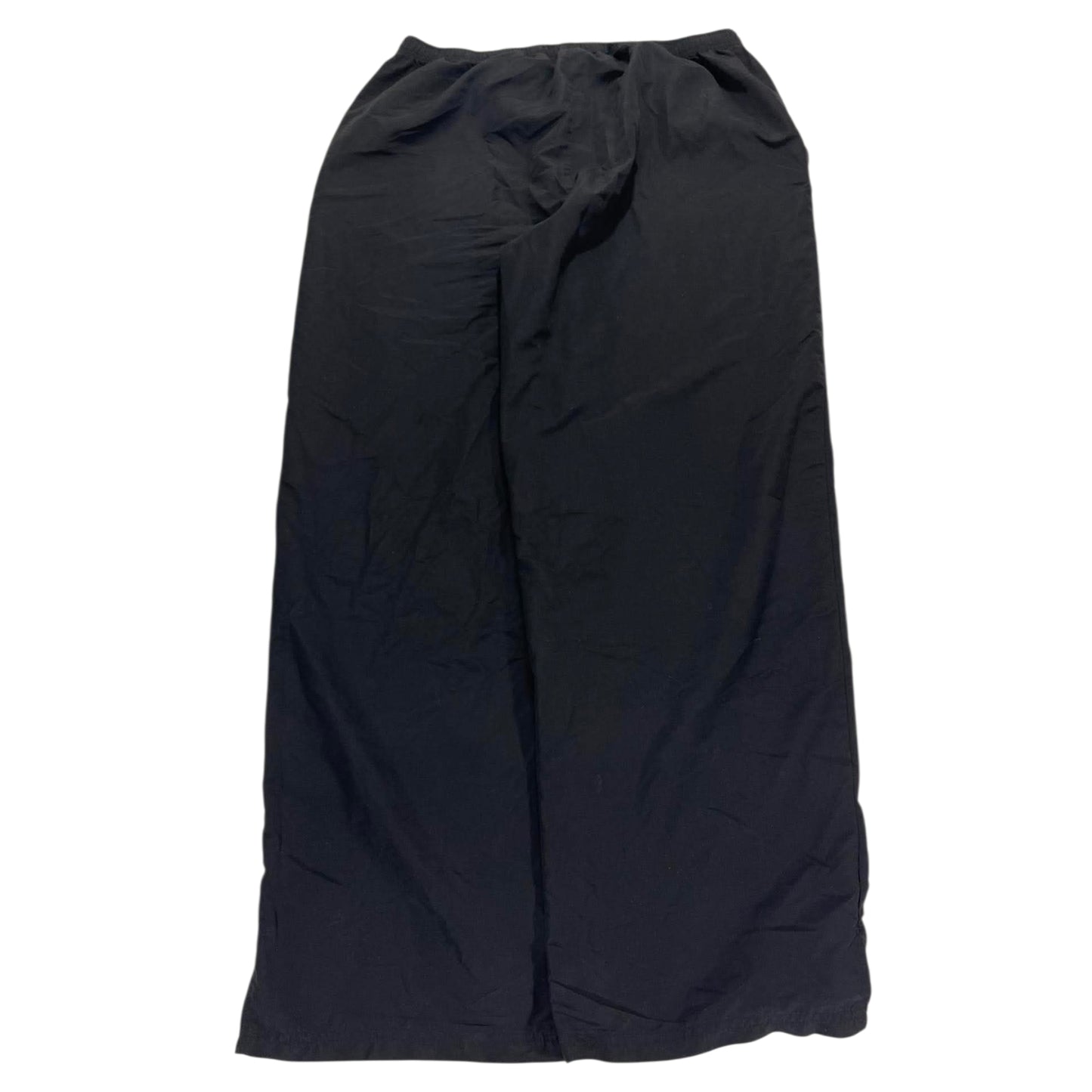ACTIVE BLACK BAGGY WIDE LEG TROUSERS (XL)