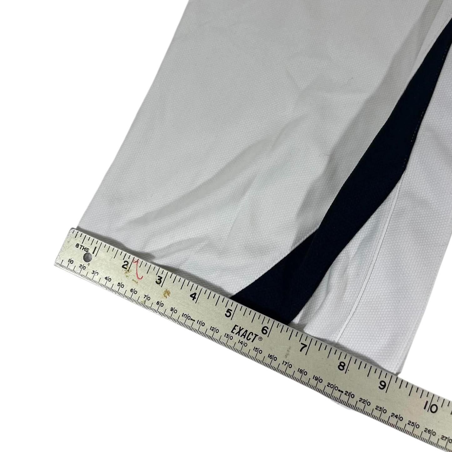 VINTAGE SNAP ON NIKE WHITE TRACK PANTS (L-XL)