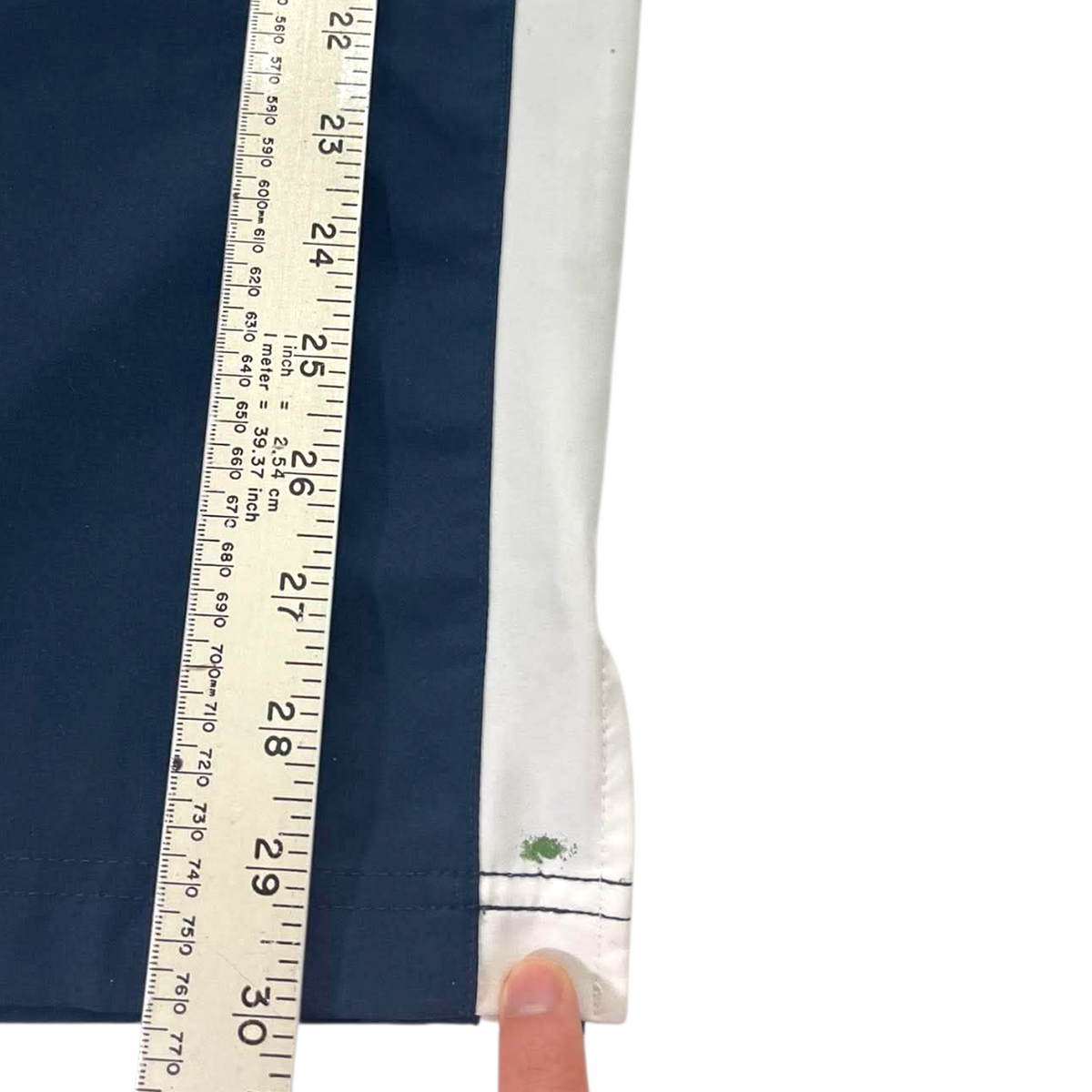 NIKE NAVY BLUE POLYESTER TRACK PANTS¹ (S)