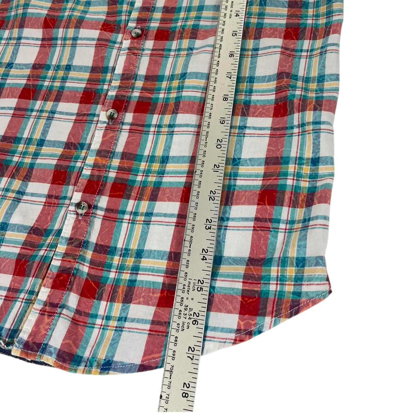 Y2K HOLLISTER CO. RED BUTTON-UP (L)