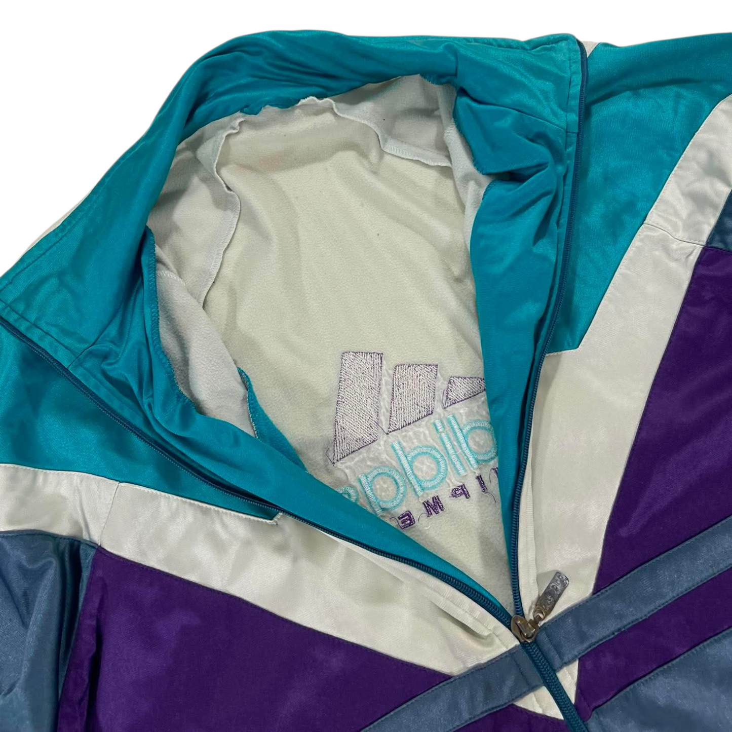 VINTAGE ADIDAS EQUIPMENT MULTICOLOURED TRACK JACKET (M)